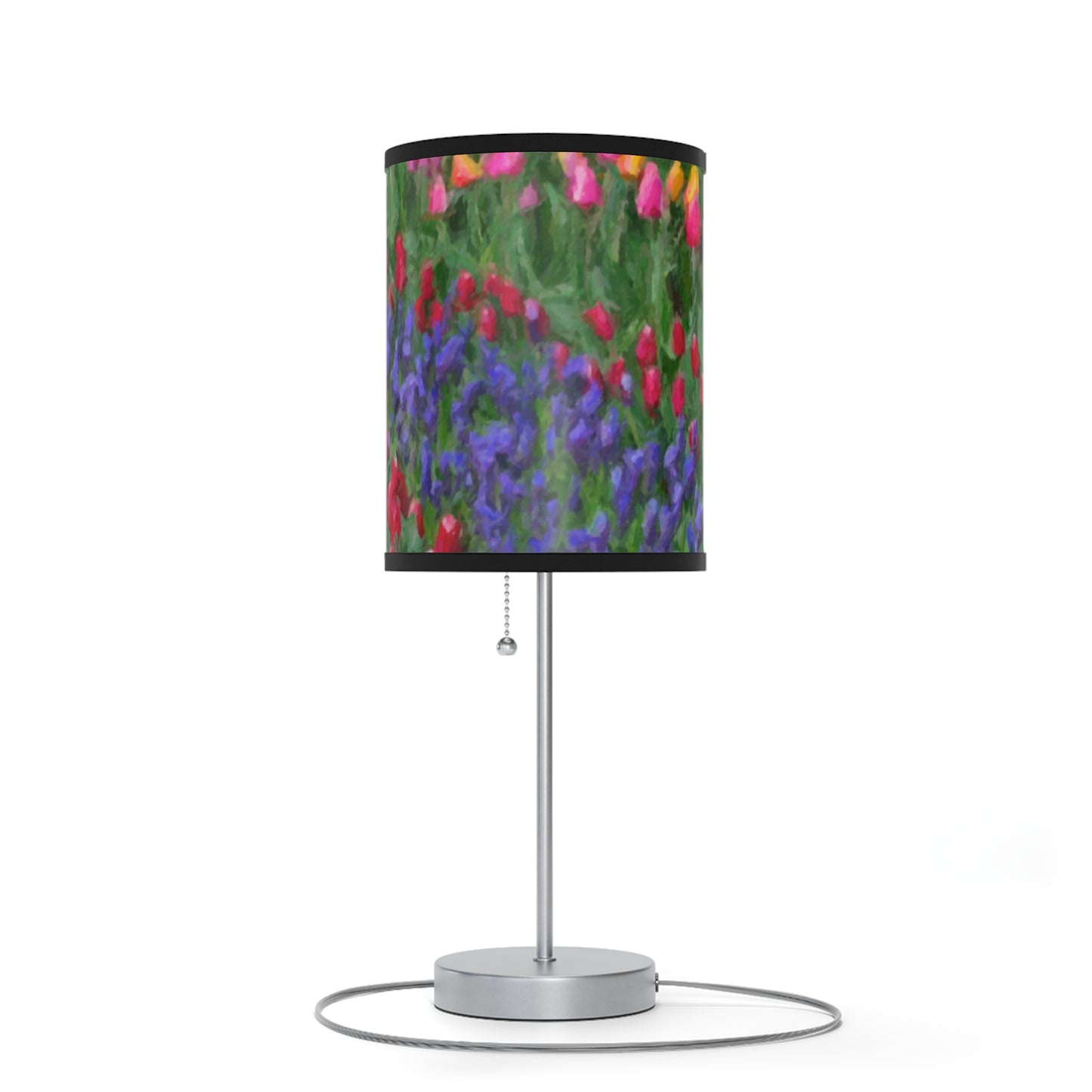 Lamp on a Stand, US|CA plug ... Skagit Valley Tulips ... Skagit Valley, Washington ... Family Archives ... Original Works ... Circa 1980's ...