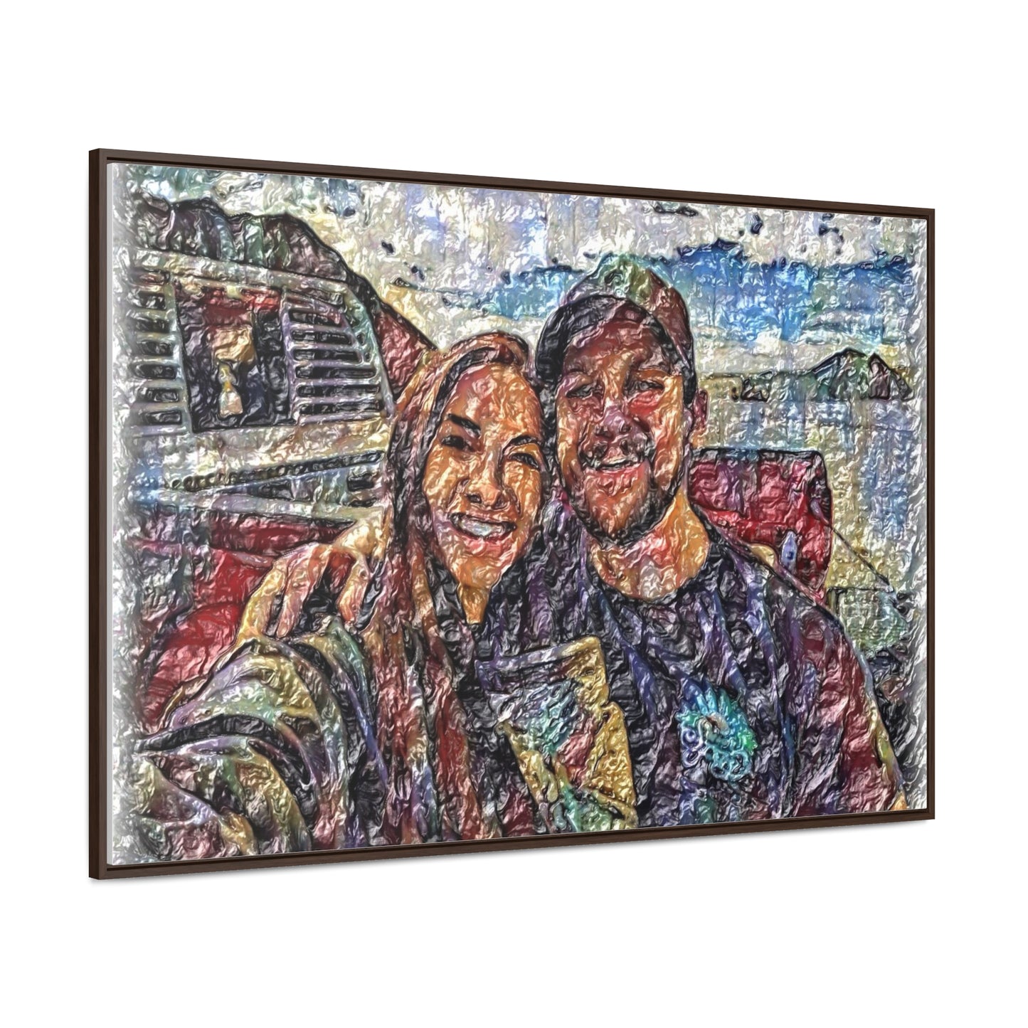 Gallery Canvas Wraps, Horizontal Frame ... "The Best Of Friends" ... Original Works ... December 2023 ... Central Idaho, USA.