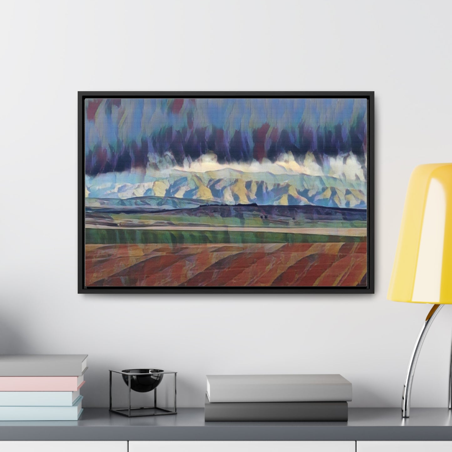 Gallery Canvas Wraps, Horizontal Frame ... On-The-Prairie .. "The Storm Is Brewing" ... Central Idaho: November 2023 ... Original Works ...