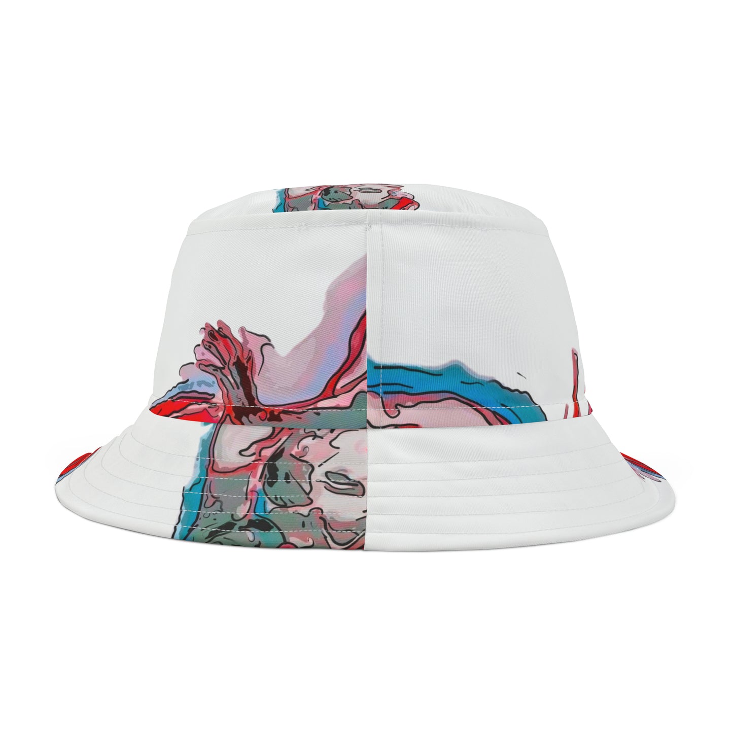 Bucket Hat (AOP) ... "He" Dances ... She Dances ... They All-Dance-It ... Parisian Burlesque ... Circa 2005 ... Original Works ...