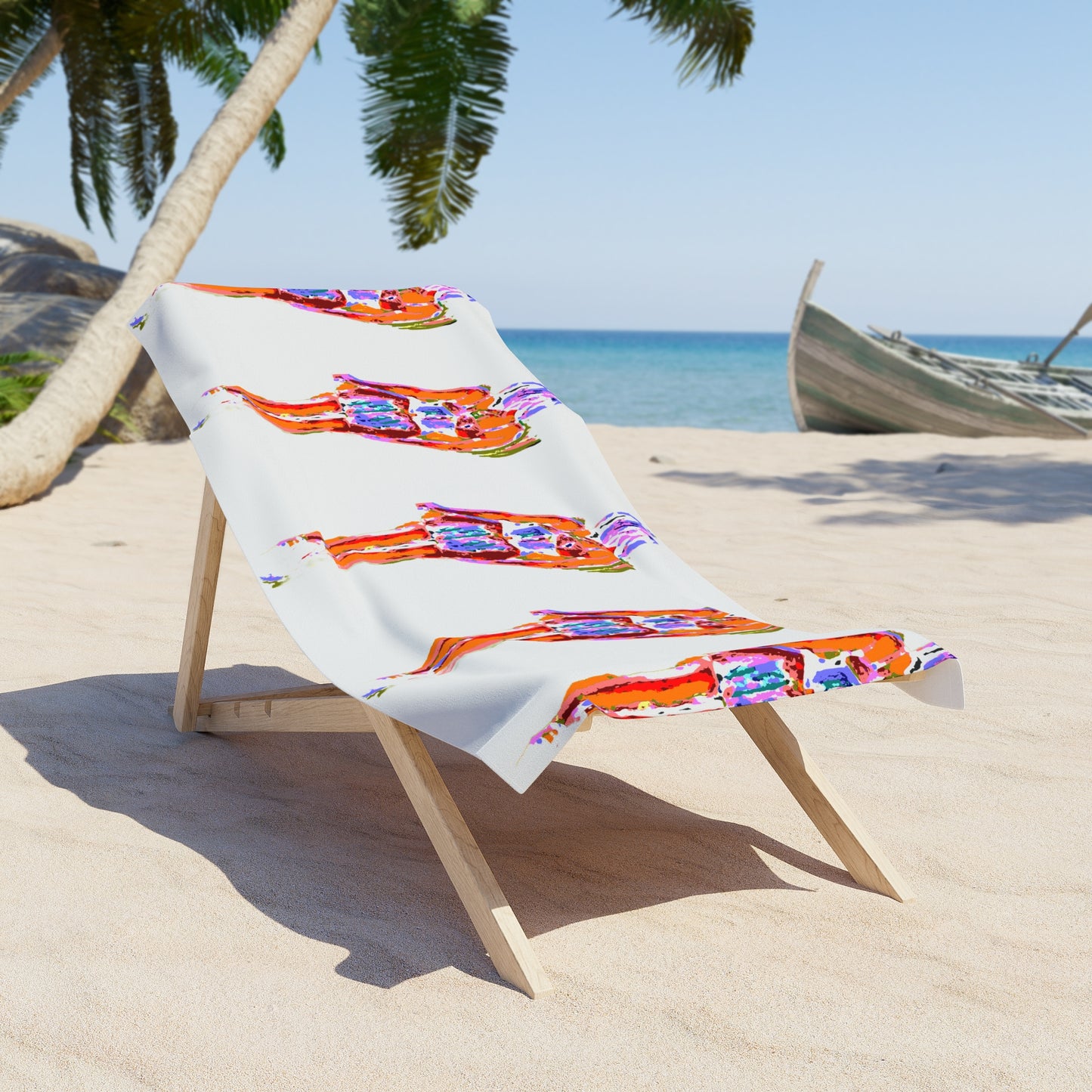 Beach Towel ...  I'll Walk 'A-Hundred-Miles' In Stilettos ... Original Works ... June 2023. Central Idaho, USA ...