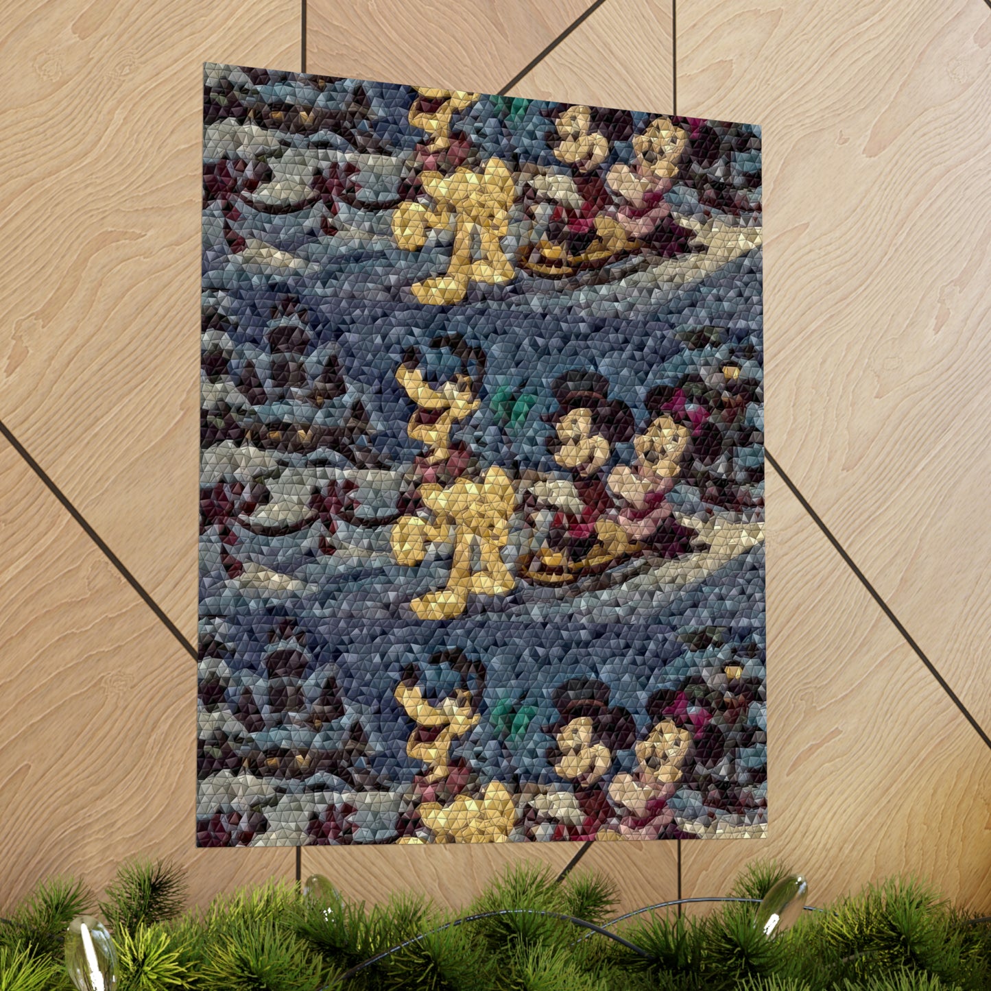 Matte Vertical Posters ... Mickey_N_Minnie Mouse & Pluto ... "A Winter Sleigh Ride" ... Original Works. Winter 2023 ...