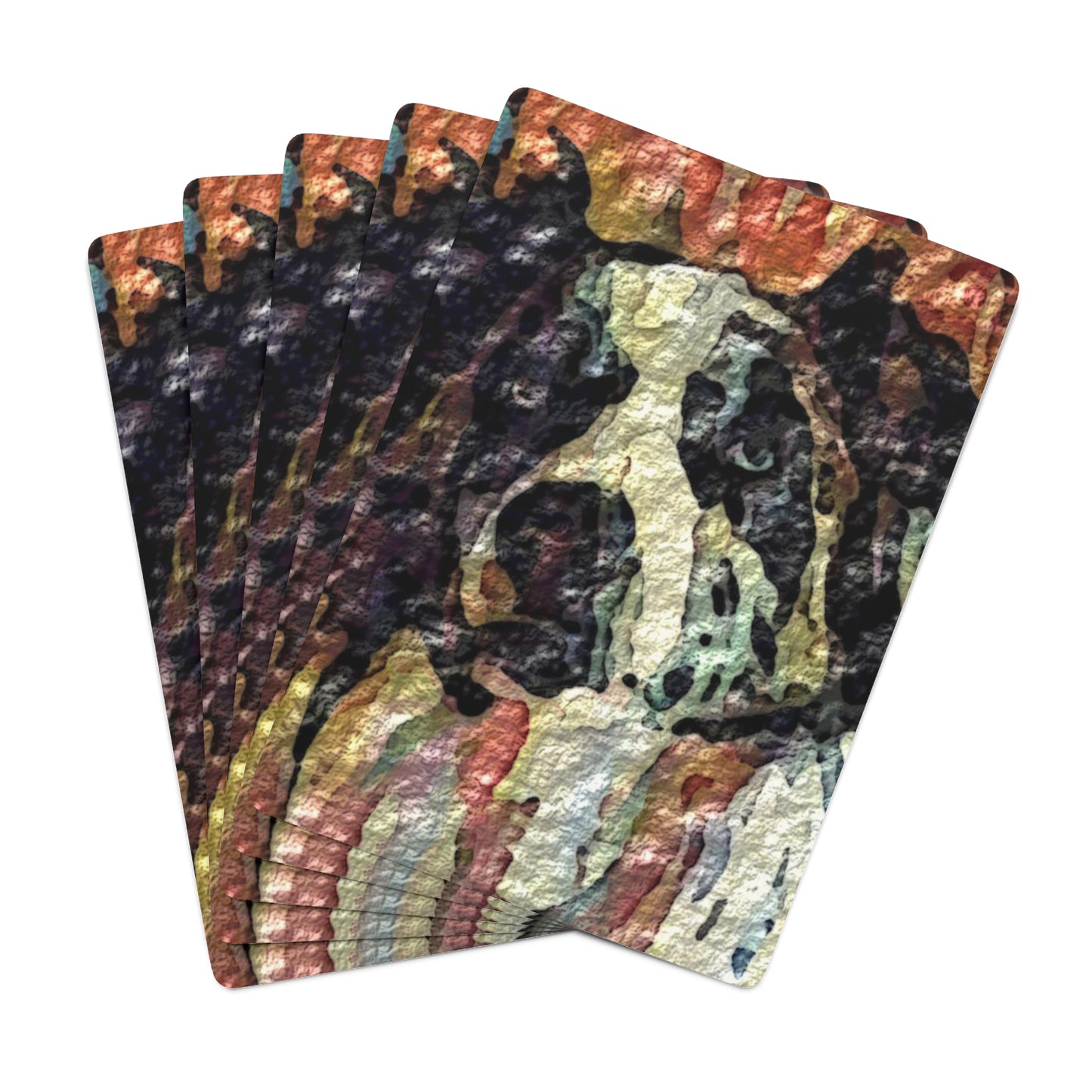 Custom Poker Cards ... Ozzy-Hippensteel ... "Don't Cry Now ... Dry-Your-Eyes ... On-The-Wind". Original Works. May 2023.