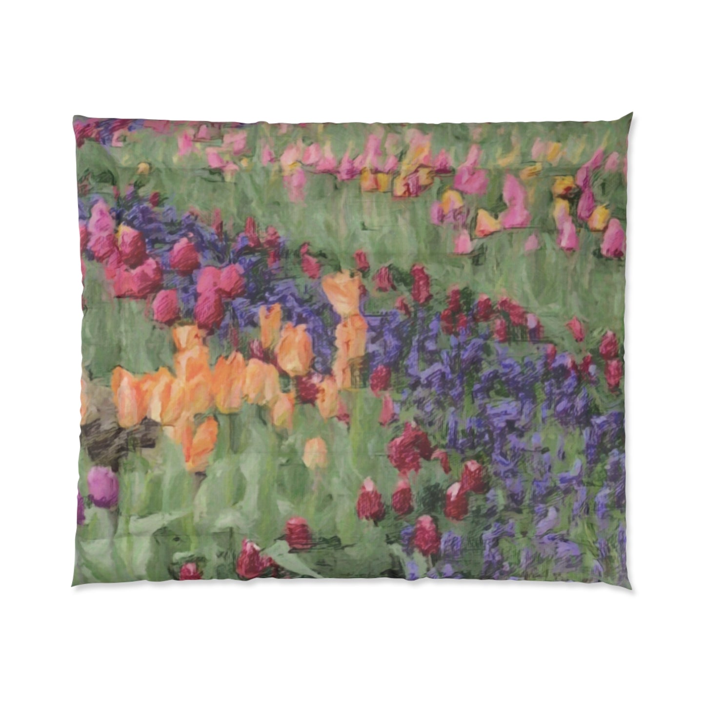 Comforter ... Skagit Valley Tulips ... Skagit Valley, Washington ... Family Archives ... Original Works ... Circa 1980's ...