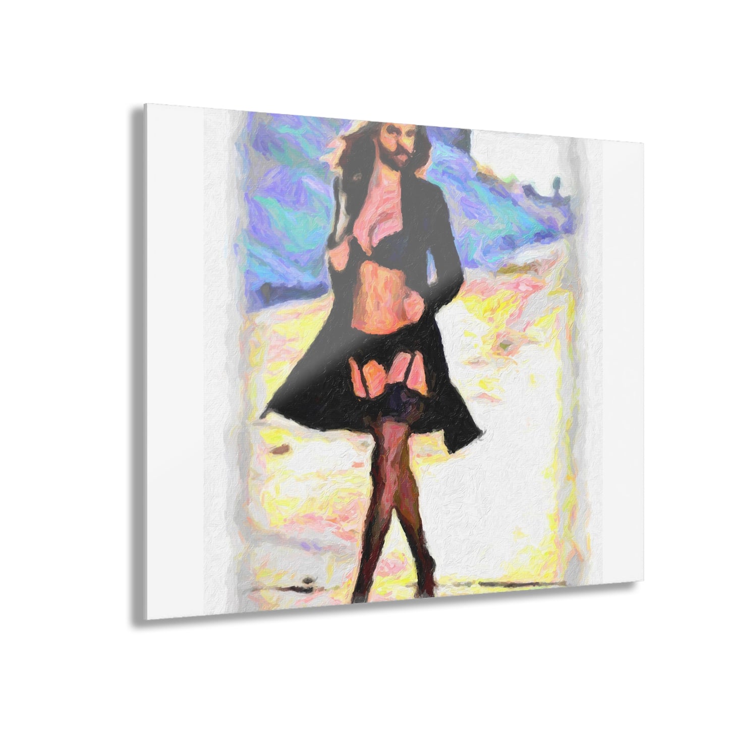Acrylic Prints (French Cleat Hanging) ... The Low Spark of High_HEELED_Boys ... 'Garterbelt & Bra Inclusive!' ... Original Works ...