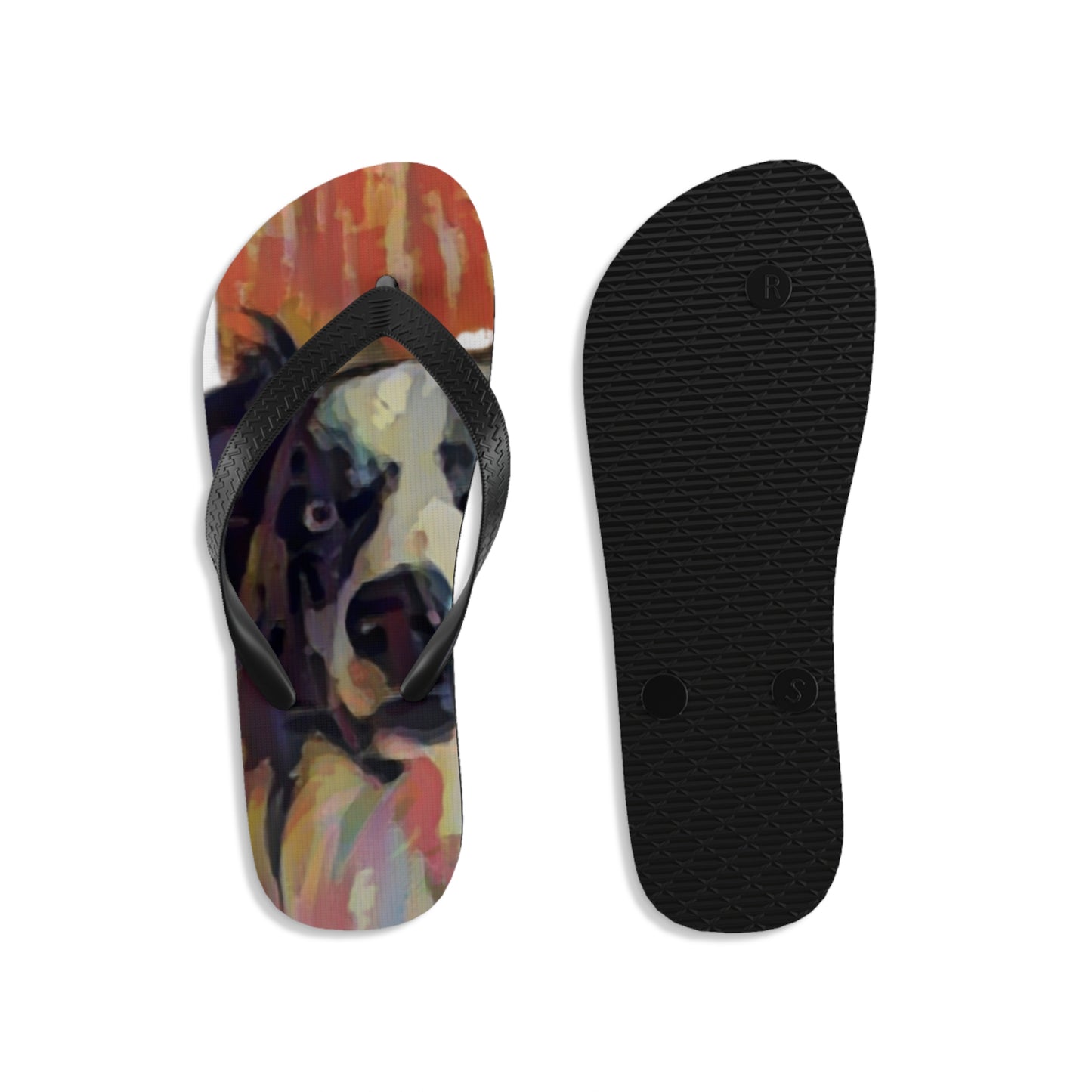 Unisex Flip-Flops ... Ozzy-Hippensteel ... "Don't Cry Now ... Dry-Your_Eyes ... On The Wind". Oriignal Works. May 2023.