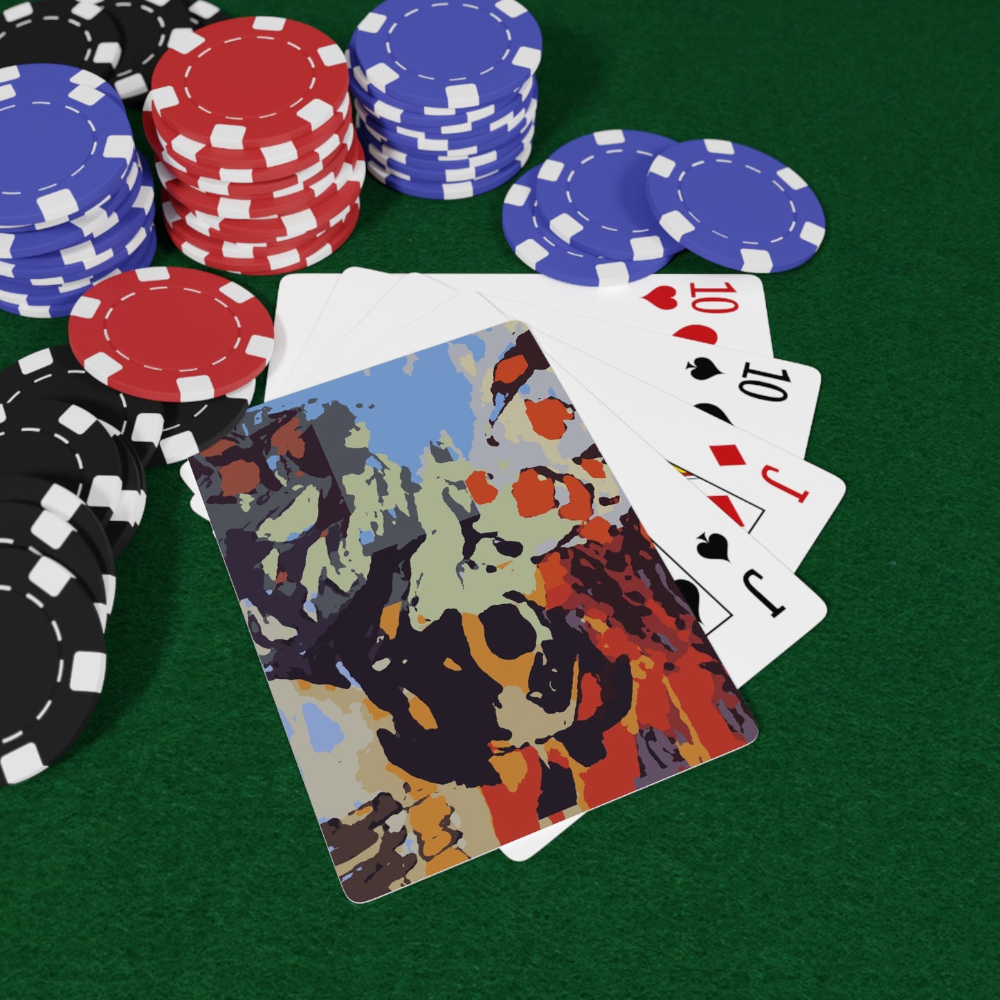 Custom Poker Cards ... Ozzy-Hippensteel ... "Don't Cry Now ... Dry-Your-Eyes ... On-The-Wind". Original Works. May 2023.