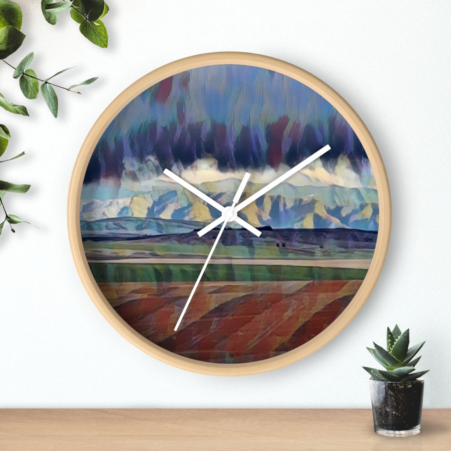 Wall Clock ... On-The-Prairie .. "The Storm Is Brewing" ... Central Idaho: November 2023 ... Original Works ...