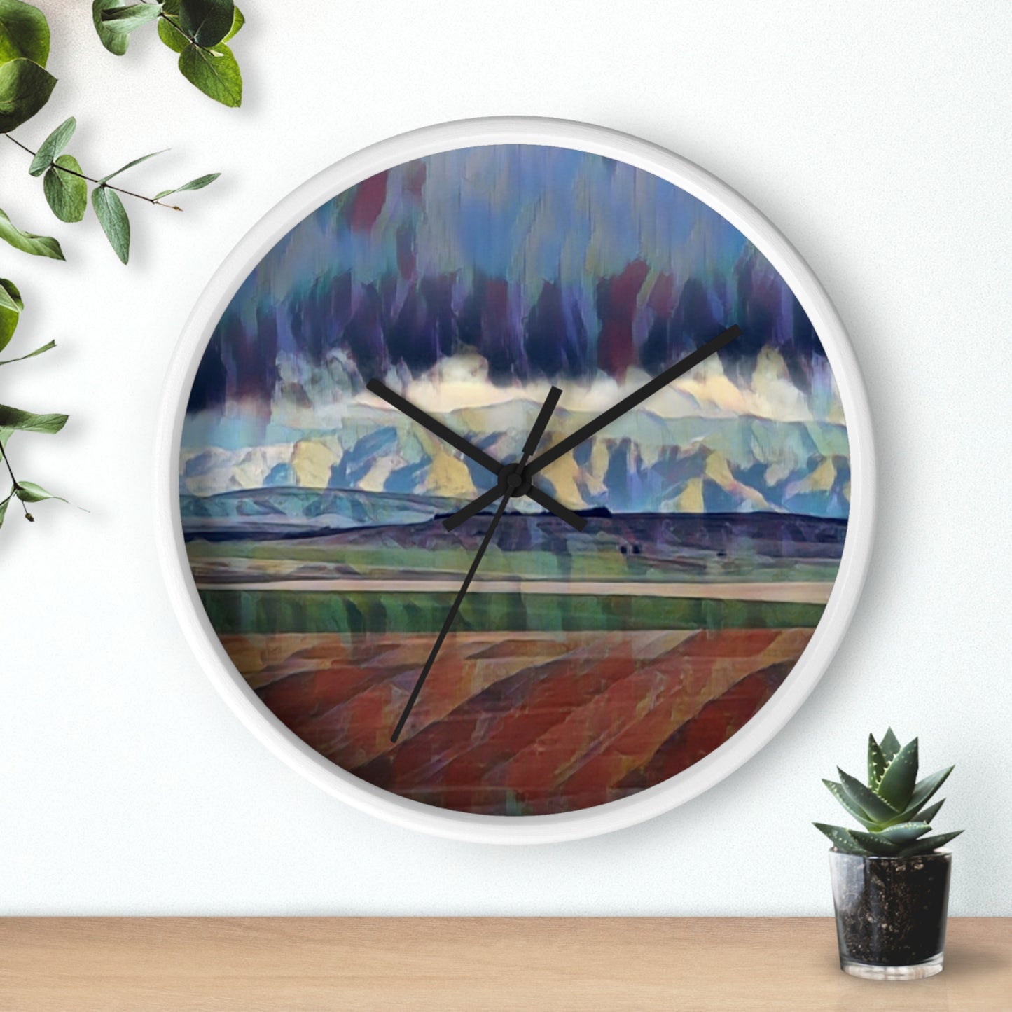 Wall Clock ... On-The-Prairie .. "The Storm Is Brewing" ... Central Idaho: November 2023 ... Original Works ...