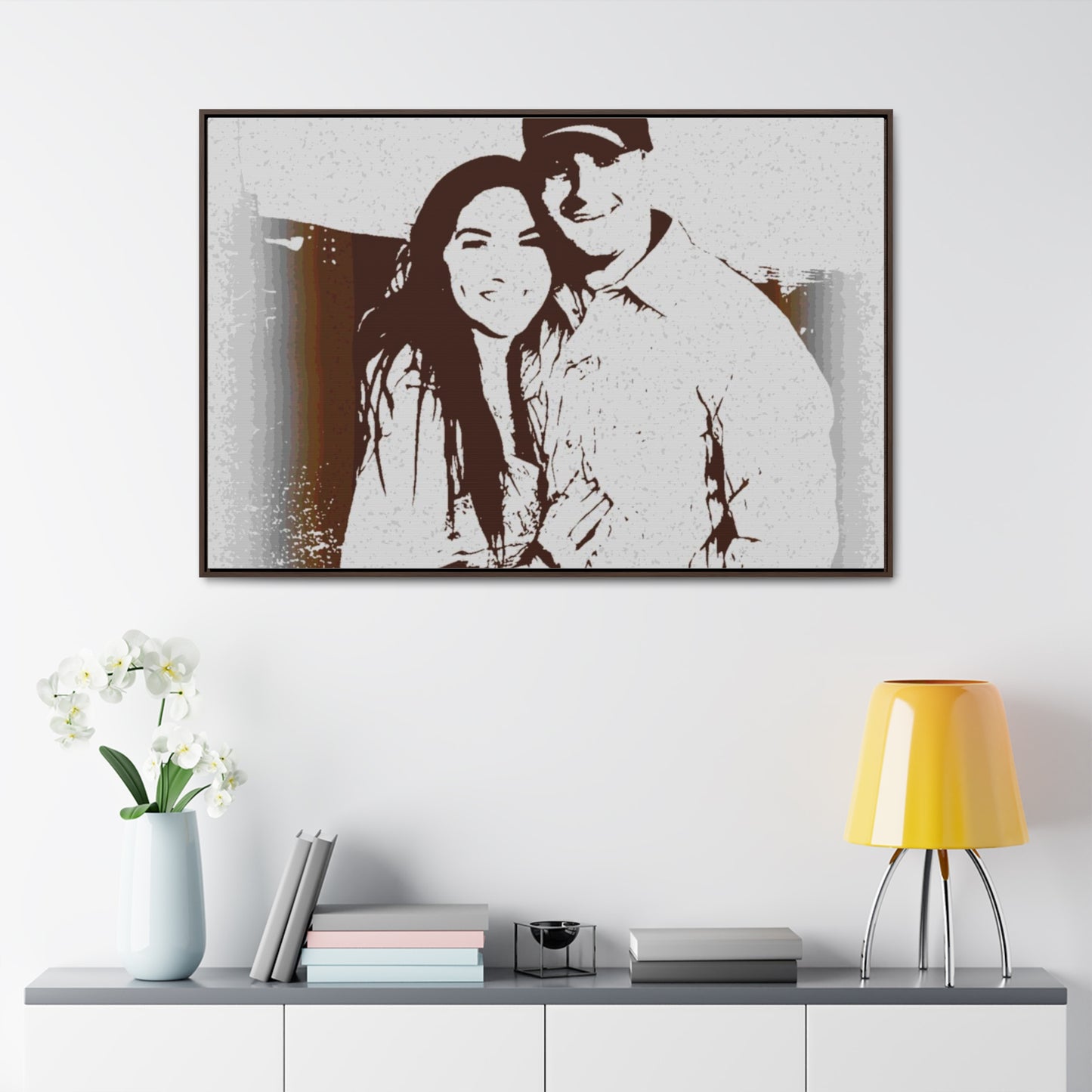 Gallery Canvas Wraps, Horizontal Frame ... "The Best Of Friends" ... Original Works ... December 2023 ... Central Idaho, USA.