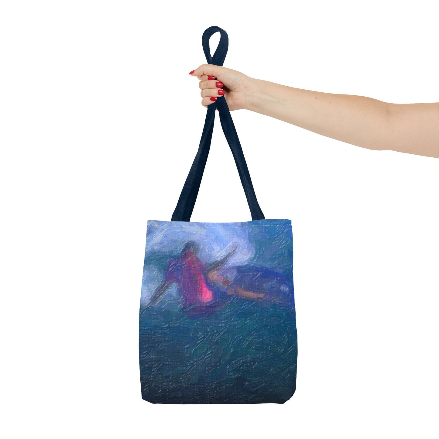 Tote Bag (AOP) ... Paris_2024_Surfing Competition-Tahiti_French-Polynesia .... 'Gabriel Medina World Campion Drops-In' ... Original Works ...