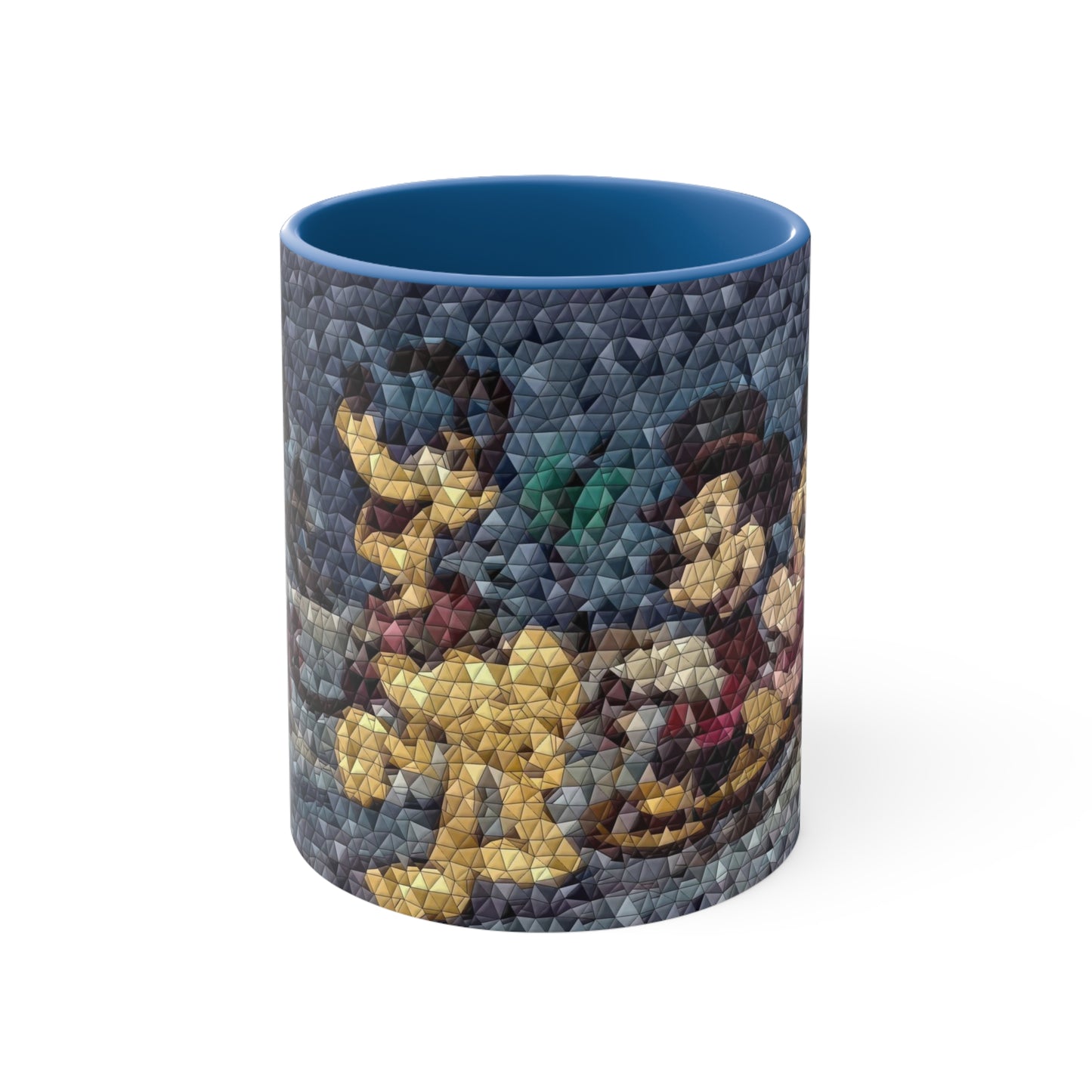 Accent Coffee Mug, 11oz ... Mickey_N_Minnie Mouse & Pluto ... "A Winter Sleigh Ride" ... Original Works. Winter 2023 ...