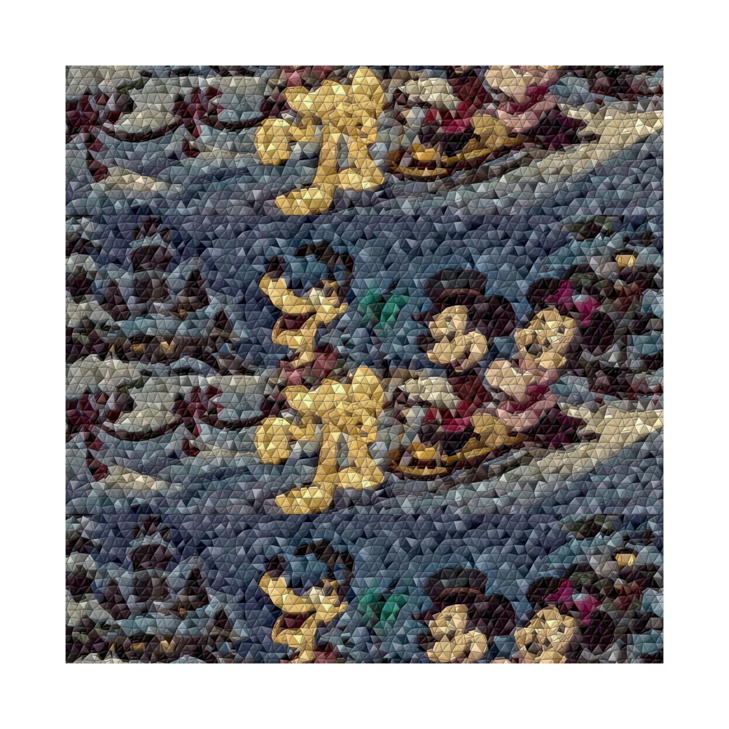 Matte Vertical Posters ... Mickey_N_Minnie Mouse & Pluto ... "A Winter Sleigh Ride" ... Original Works. Winter 2023 ...