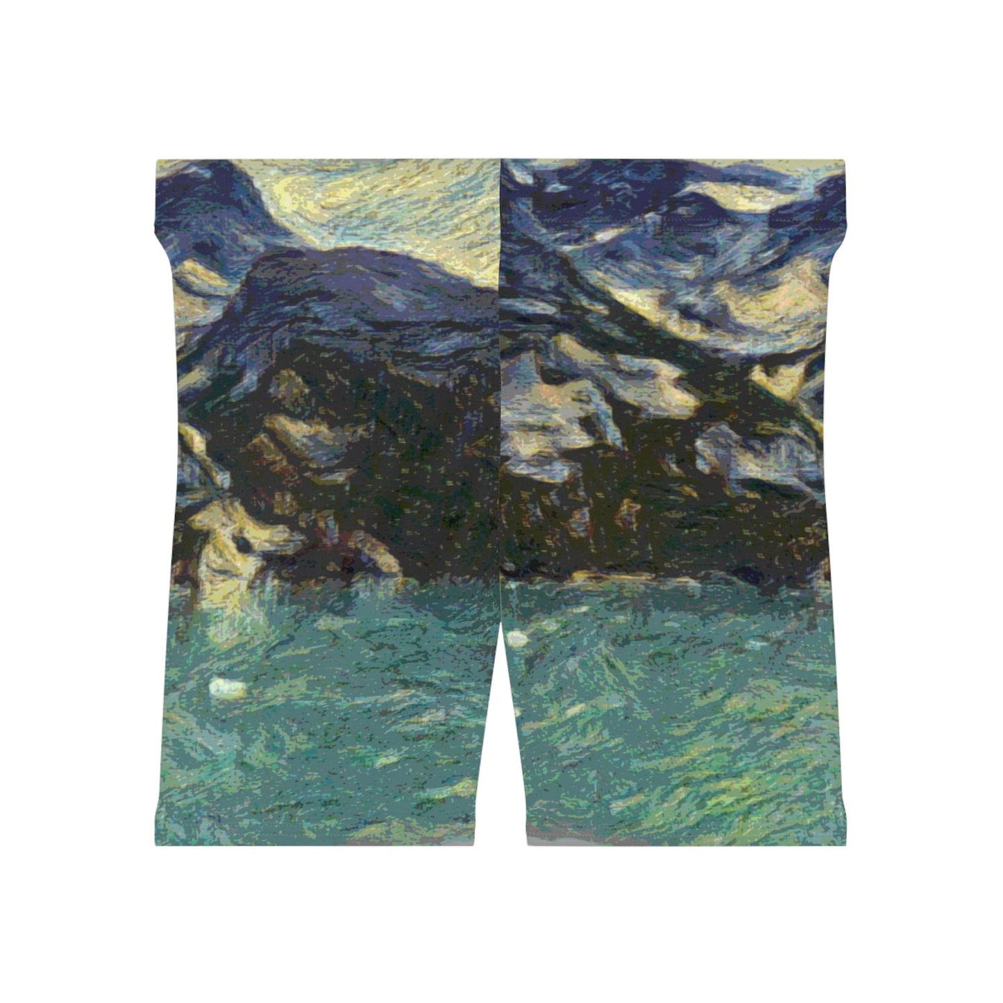 Women's Biker Shorts (AOP) ... Tracy Arm Fjord ... South Of Skagway, Alaska ... Summer: June 2024 ... Original Works ...