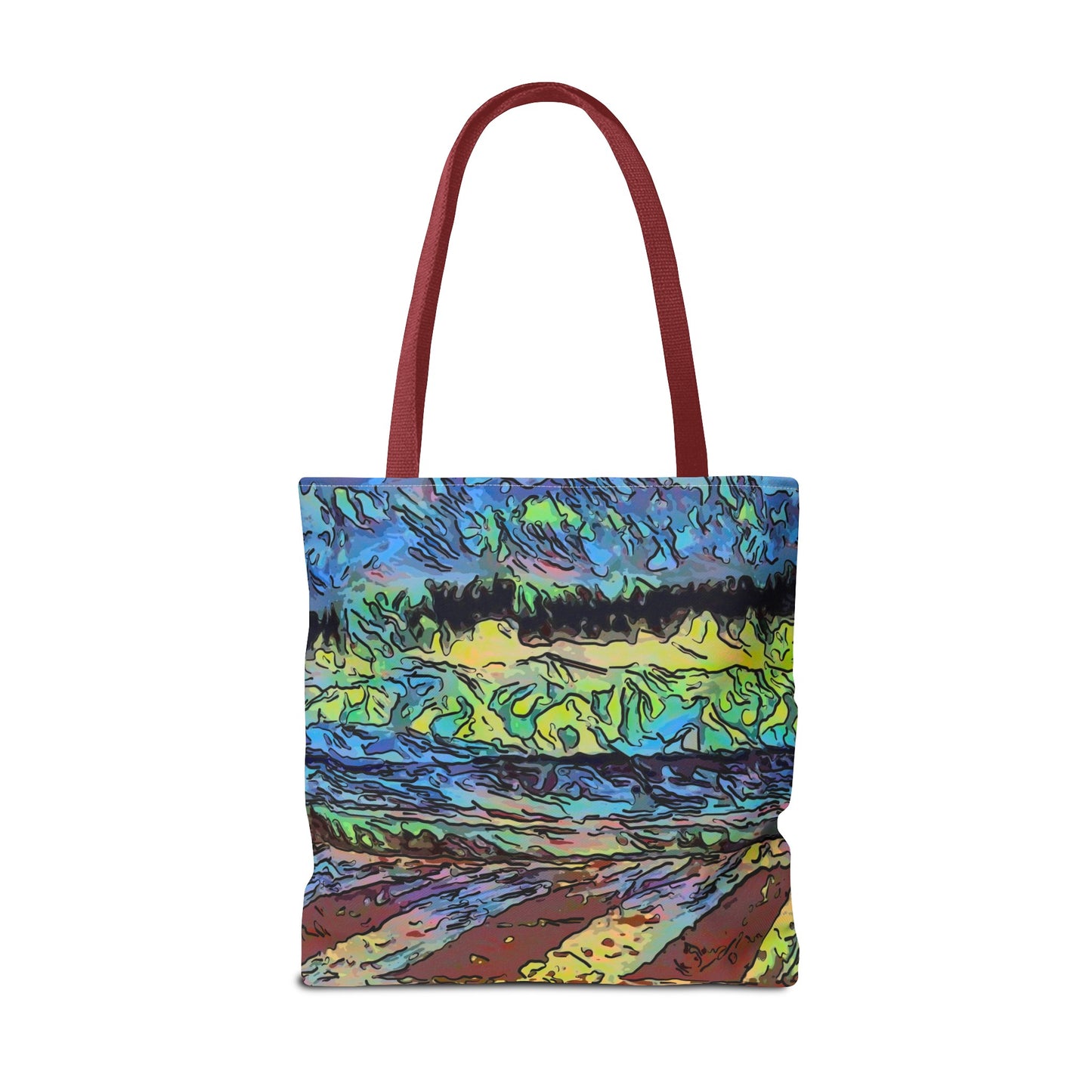 Tote Bag (AOP) ... On-The-Prairie .. "The Storm Is Brewing" ... Central Idaho: November 2023 ... Original Works ...