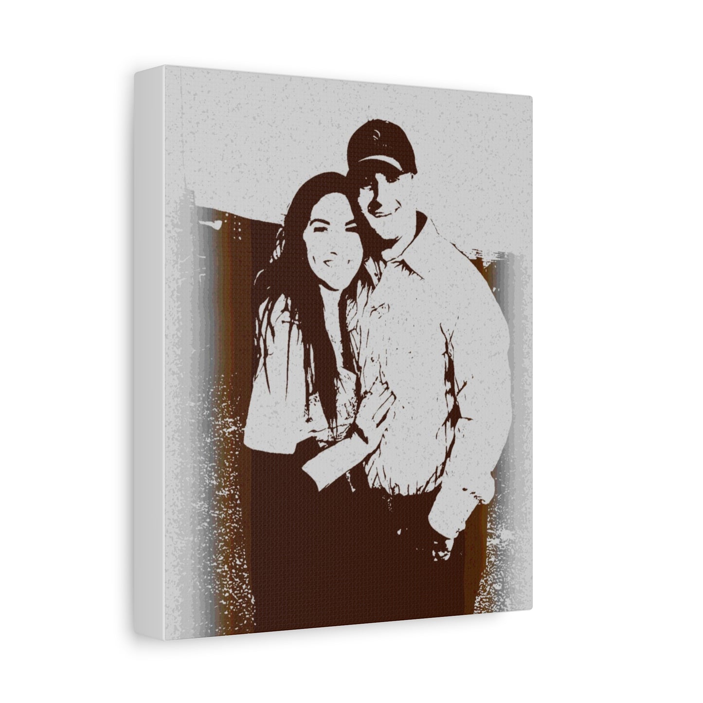 Matte Canvas, Stretched, 1.25" ... "The Best Of Friends" ... Original Works ... December 2023 ... Central Idaho, USA.