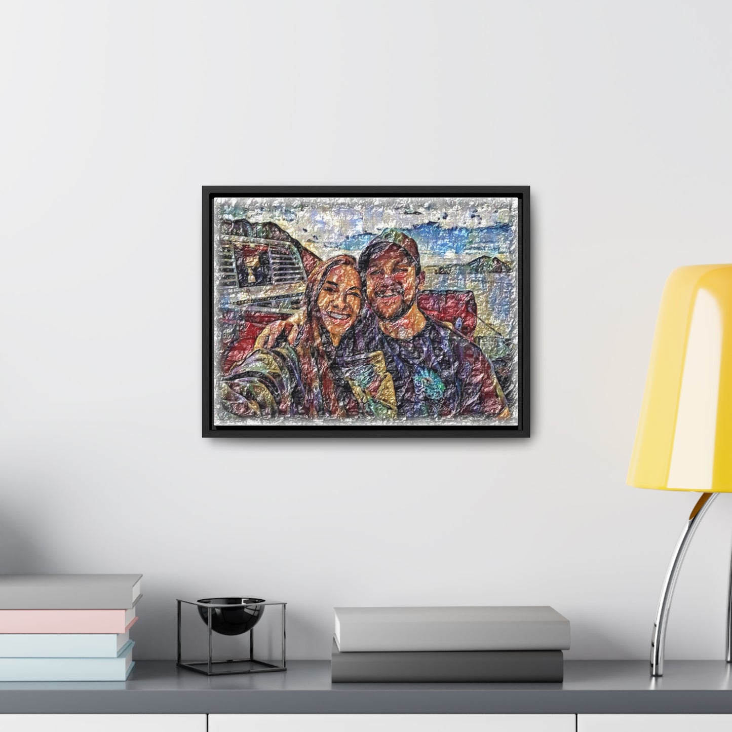 Gallery Canvas Wraps, Horizontal Frame ... "The Best Of Friends" ... Original Works ... December 2023 ... Central Idaho, USA.