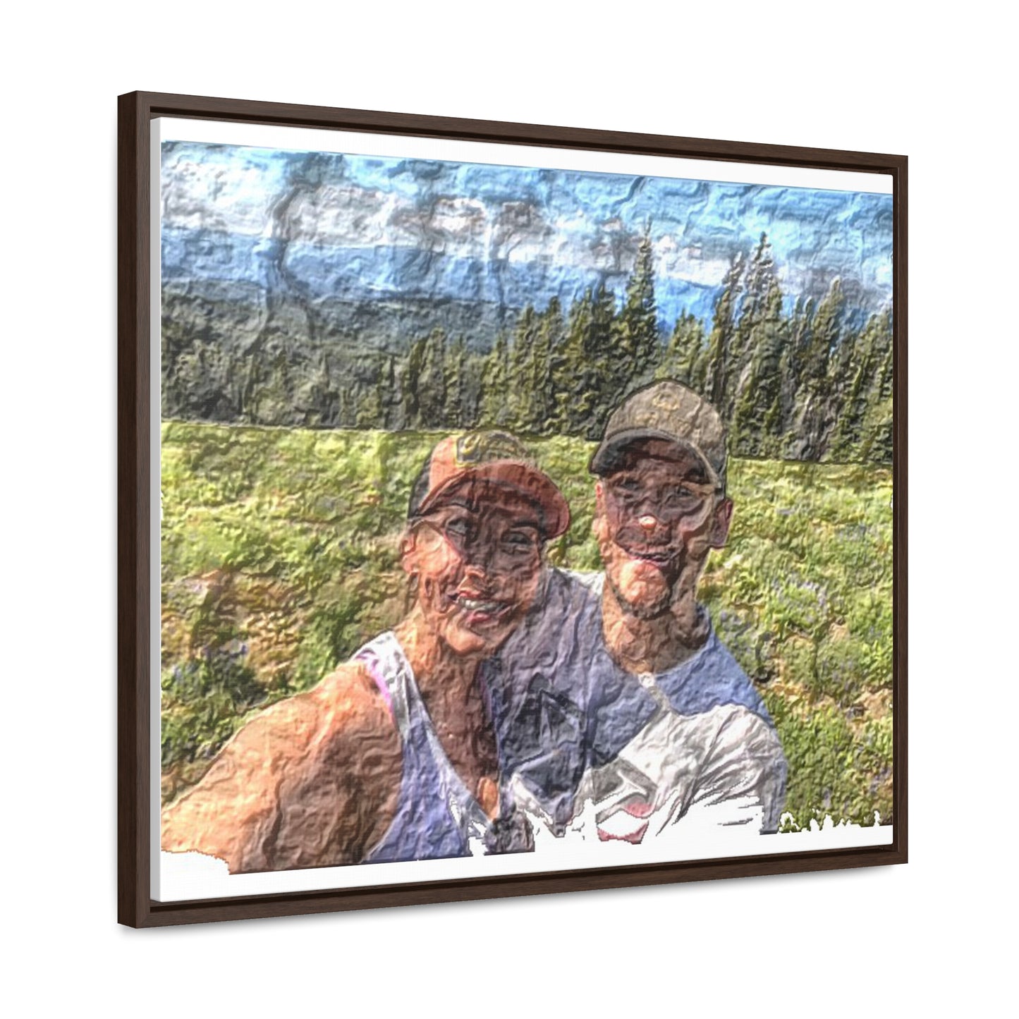 Gallery Canvas Wraps, Horizontal Frame ... "The Best Of Friends" ... Original Works ... December 2023 ... Central Idaho, USA.