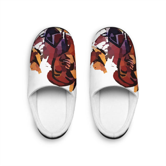 Women's Indoor Slippers ... "The Best Of Friends" ... Original Works ... December 2023 ... Central Idaho, USA.