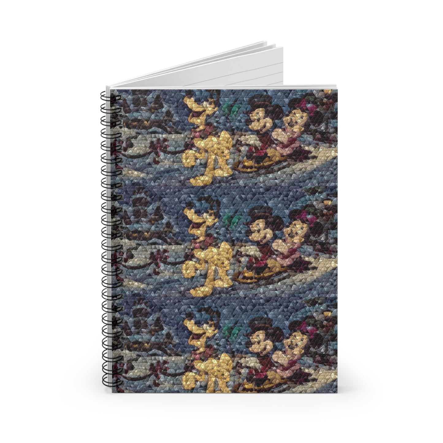 Spiral Notebook - Ruled Line ... Mickey_N_Minnie Mouse & Pluto ... "A Winter Sleigh Ride" ... Original Works. Winter 2023 ...