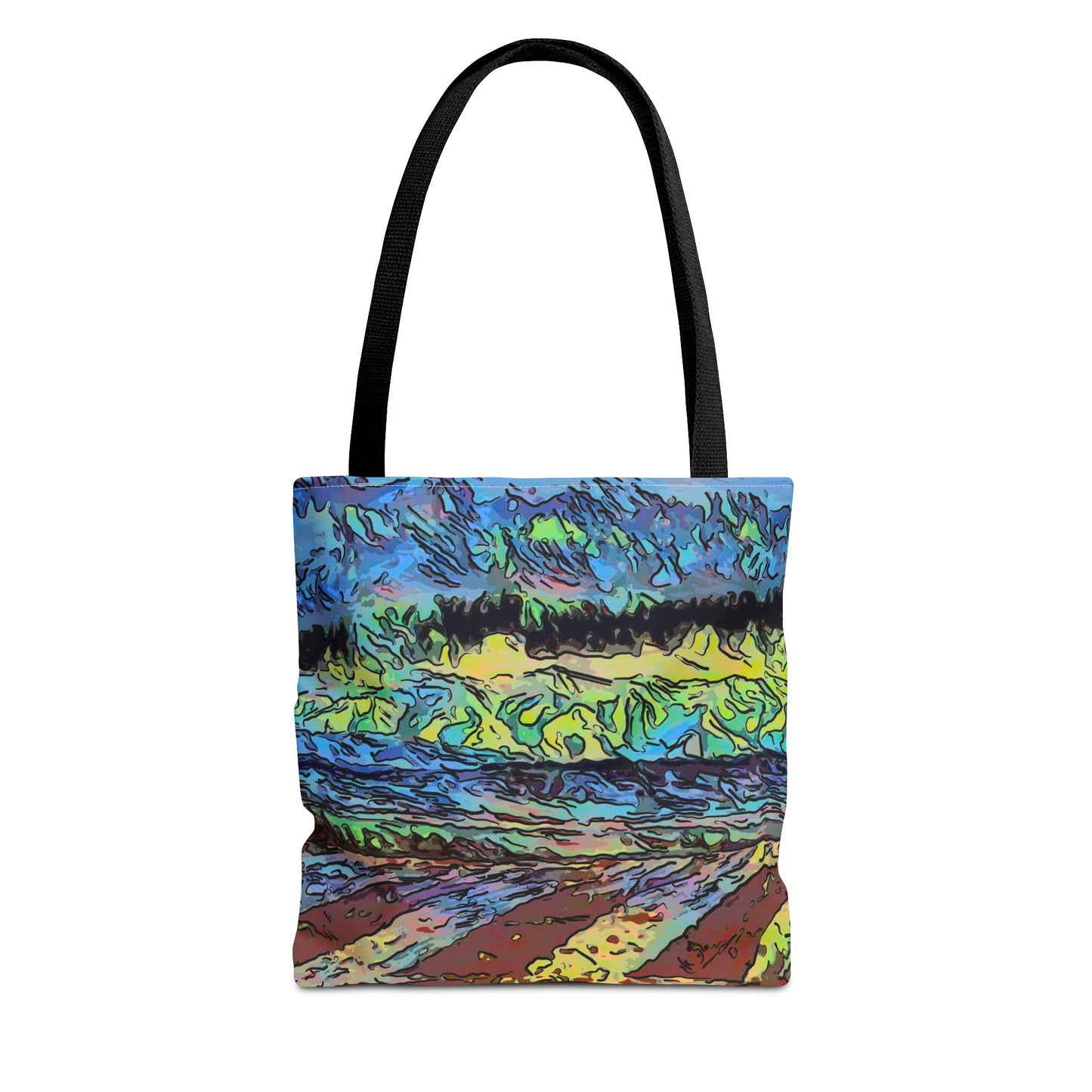 Tote Bag (AOP) ... On-The-Prairie .. "The Storm Is Brewing" ... Central Idaho: November 2023 ... Original Works ...
