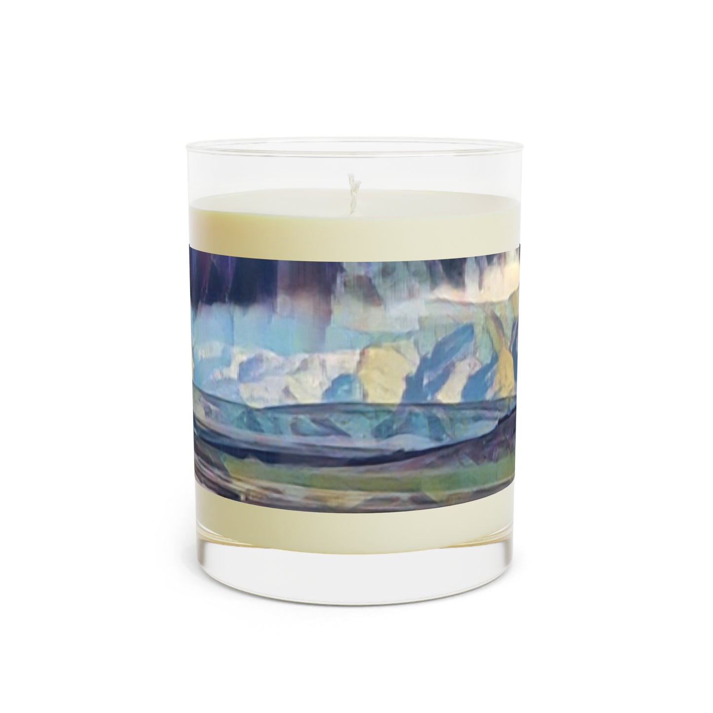 Scented Candle - Full Glass, 11oz ... On-The-Prairie .. "The Storm Is Brewing" ... Central Idaho: November 2023 ... Original Works ...