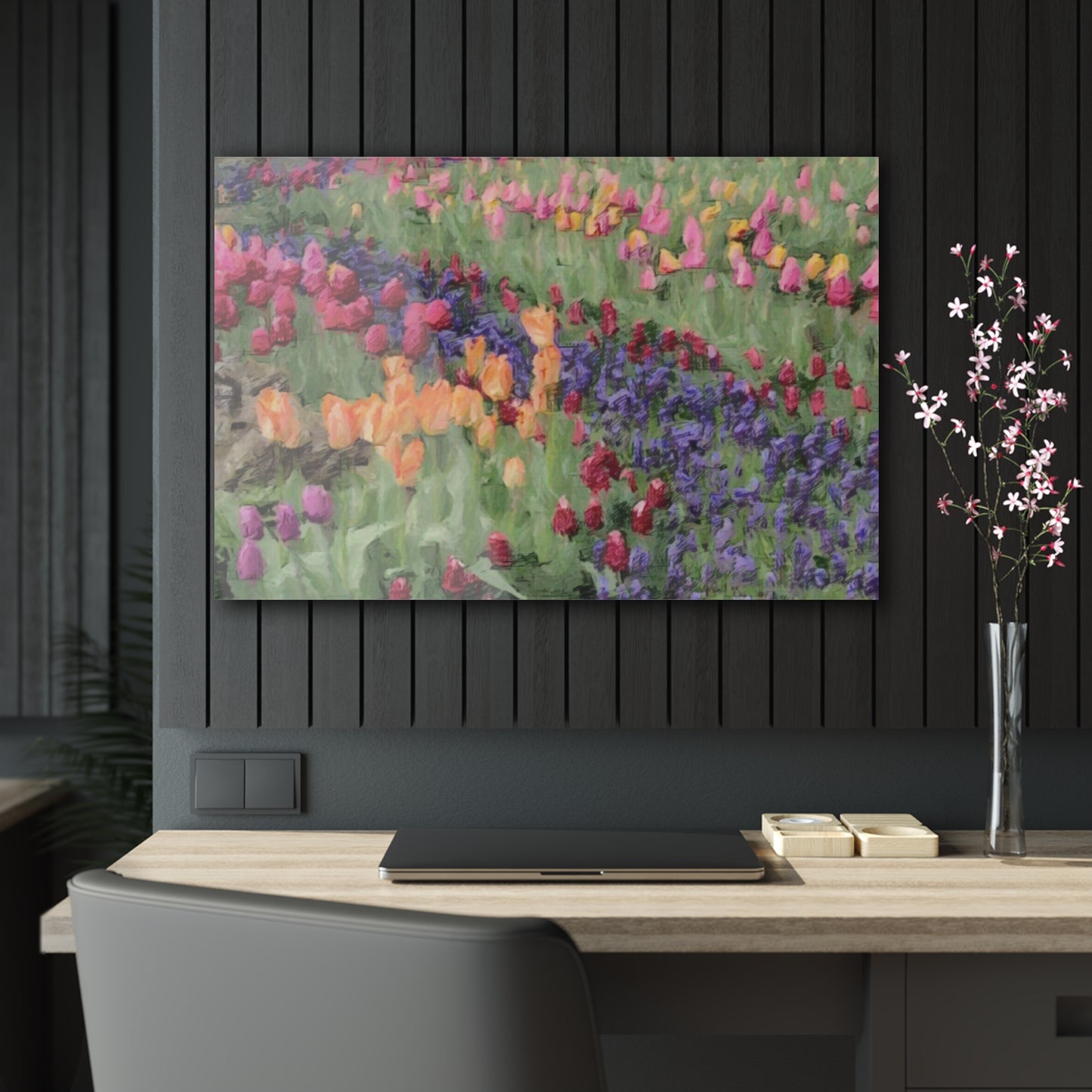 Acrylic Prints ... Skagit Valley Tulips ... Skagit Valley, Washington ... Family Archives ... Original Works ... Circa 1980's ...