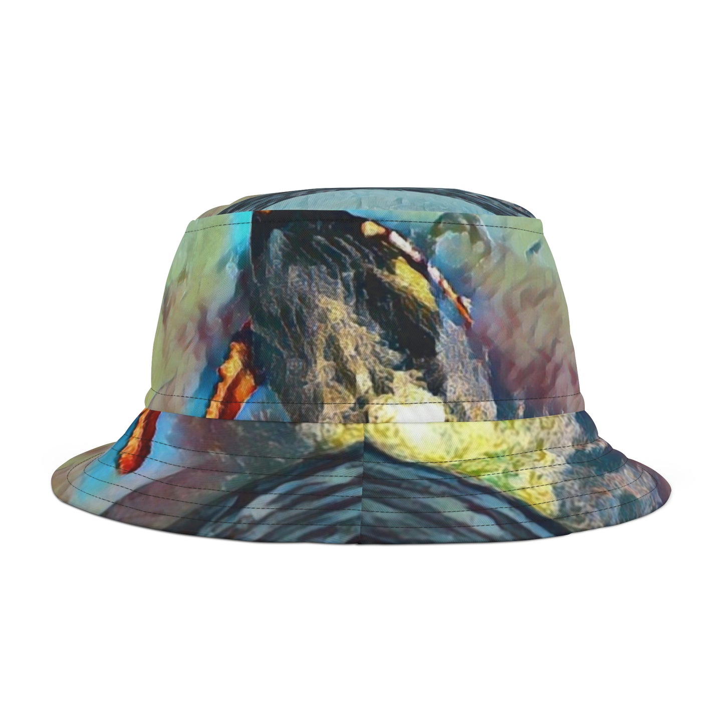 Bucket Hat (AOP) ... She Breaches ... She Leaps ... & Parts The Ocean Waves ... Maui, Hawai'i ... Family Archives ... Original Works ...