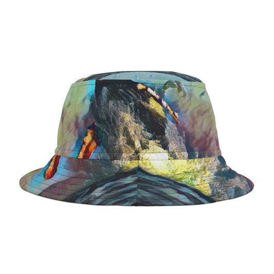 Bucket Hat (AOP) ... She Breaches ... She Leaps ... & Parts The Ocean Waves ... Maui, Hawai'i ... Family Archives ... Original Works ...