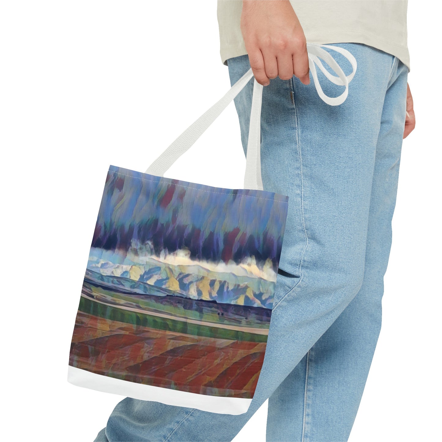 Tote Bag (AOP) ... On-The-Prairie .. "The Storm Is Brewing" ... Central Idaho: November 2023 ... Original Works ...