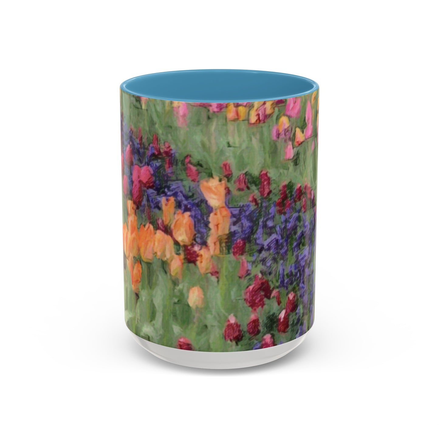 Accent Coffee Mug (11, 15oz) ... Skagit Valley Tulips ... Skagit Valley, Washington ... Family Archives ... Original Works ... Circa 1980's ...