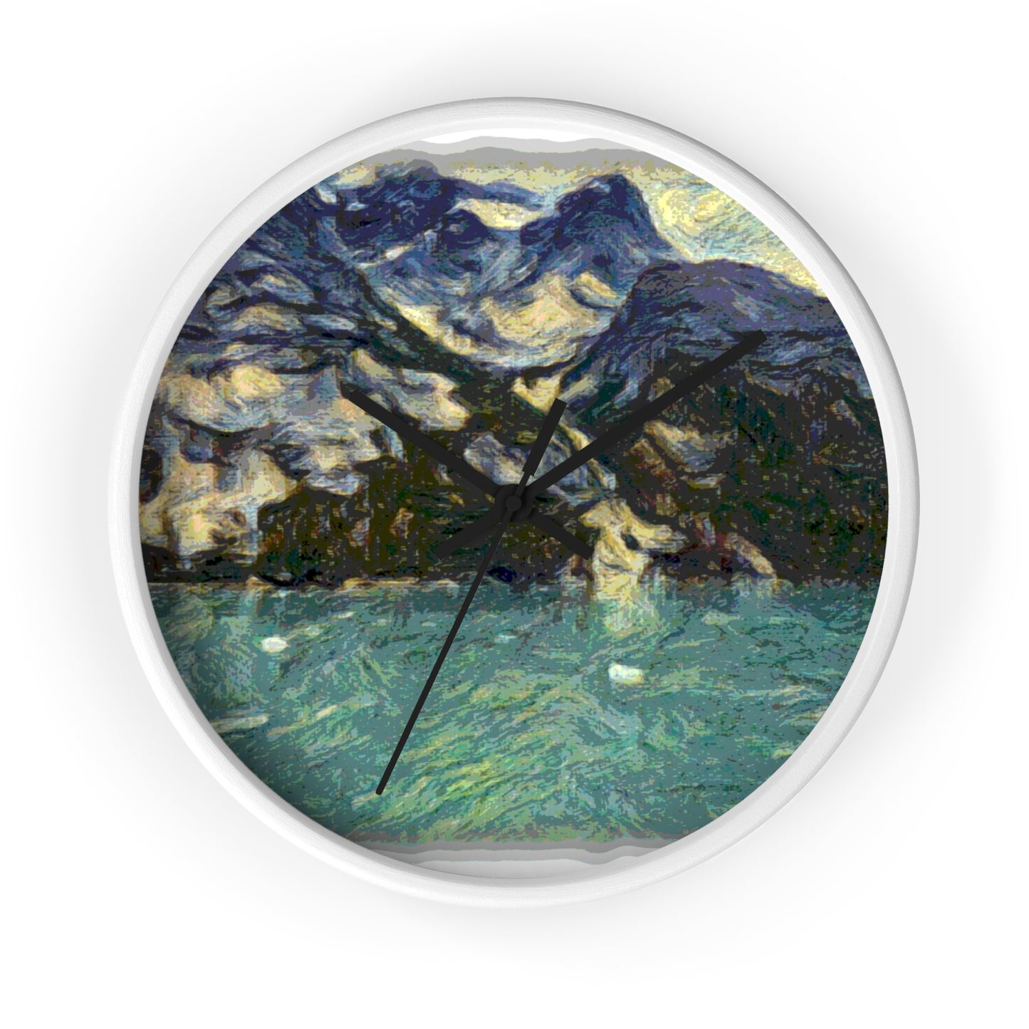 Wall Clock ... Tracy Arm Fjord ... South Of Skagway, Alaska ... Summer: June 2024 ... Original Works ...