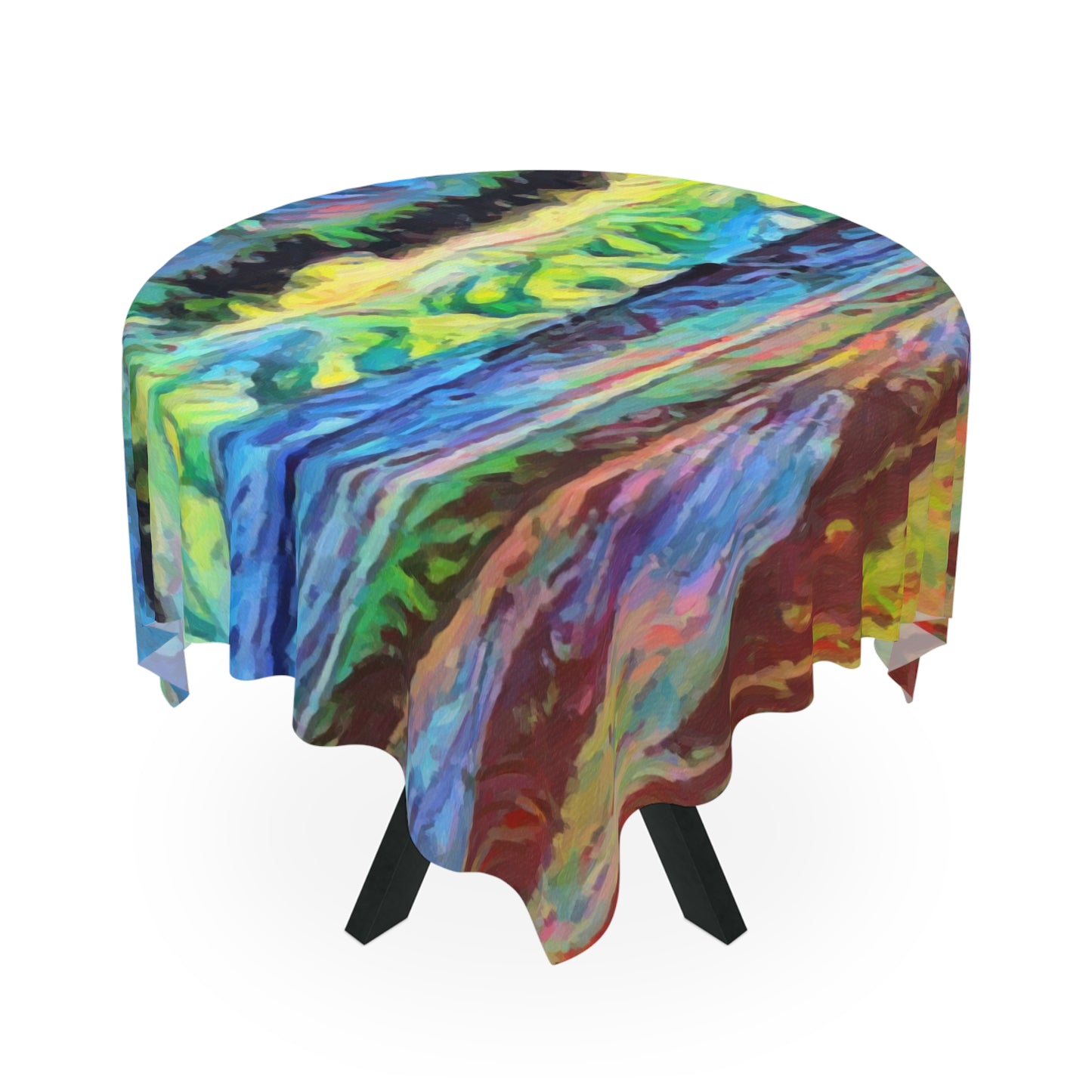 Tablecloth ...  On-The-Prairie .. "The Storm Is Brewing" ... Central Idaho: November 2023 ... Original Works ...