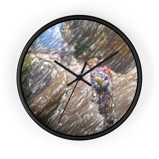 Wall Clock ... TDF: Tour-de-France: Stage_2 ... En-Italia ... (Italian-Alps)... Col-de-Turini ... Original Works ... July 2024 ...