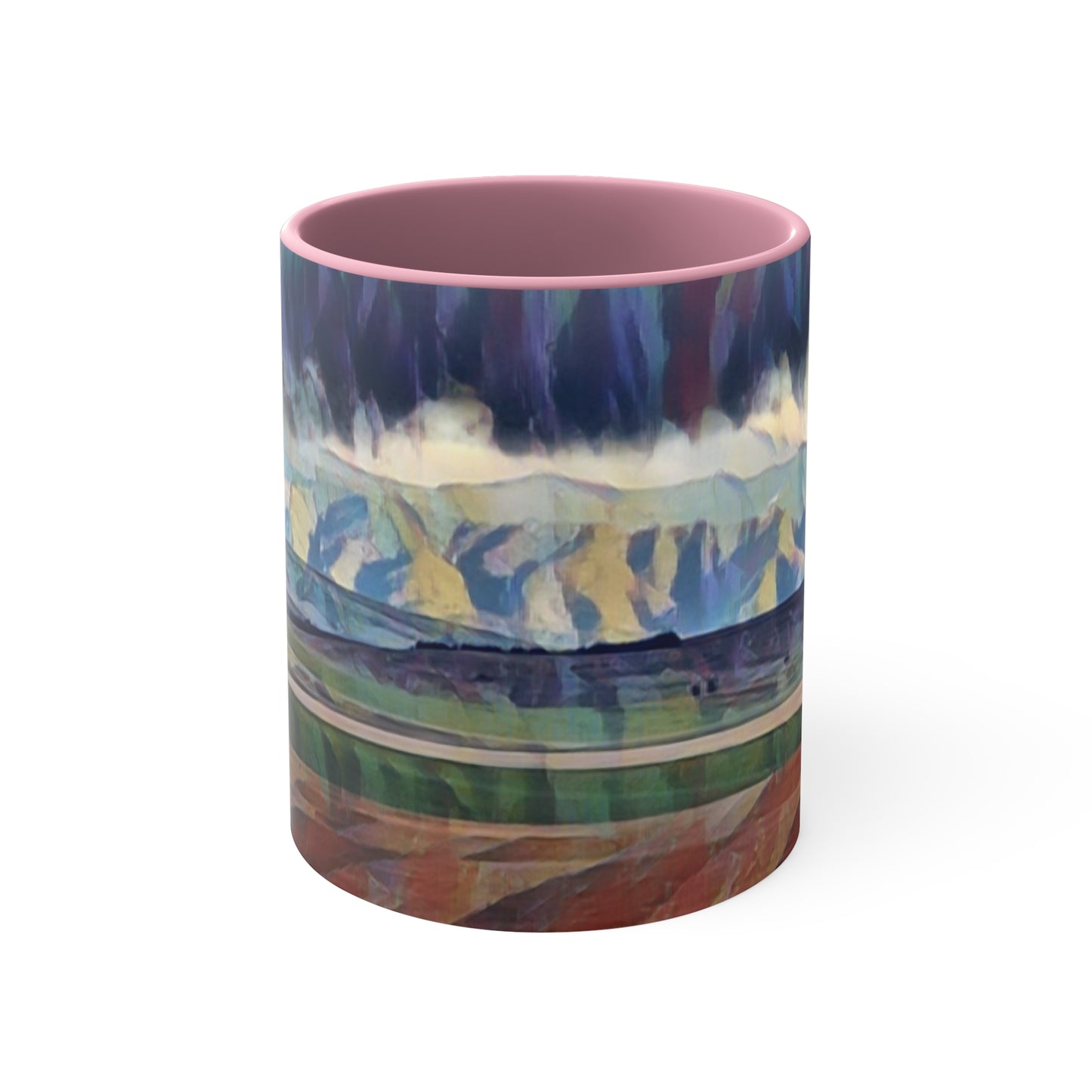Accent Coffee Mug, 11oz ...  On-The-Prairie .. "The Storm Is Brewing" ... Central Idaho: November 2023 ... Original Works ...
