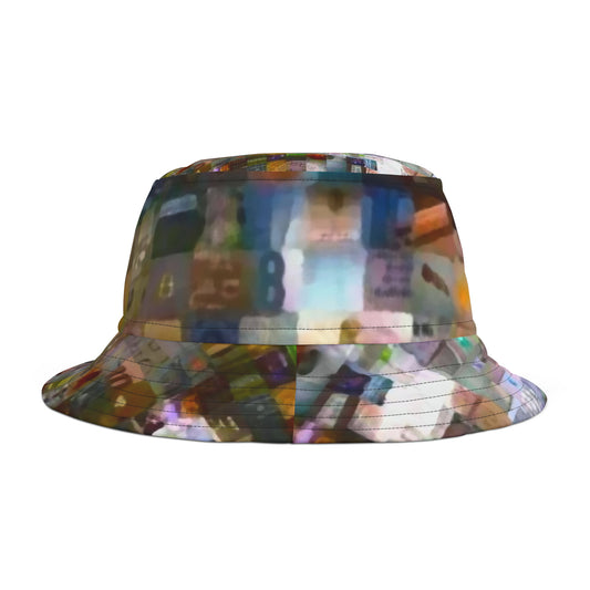 Bucket Hat (AOP) ... 'Cool Down That Warm Brain Of Yours With ...' ... "The Spirit Of Einstein" ... Original Works ...