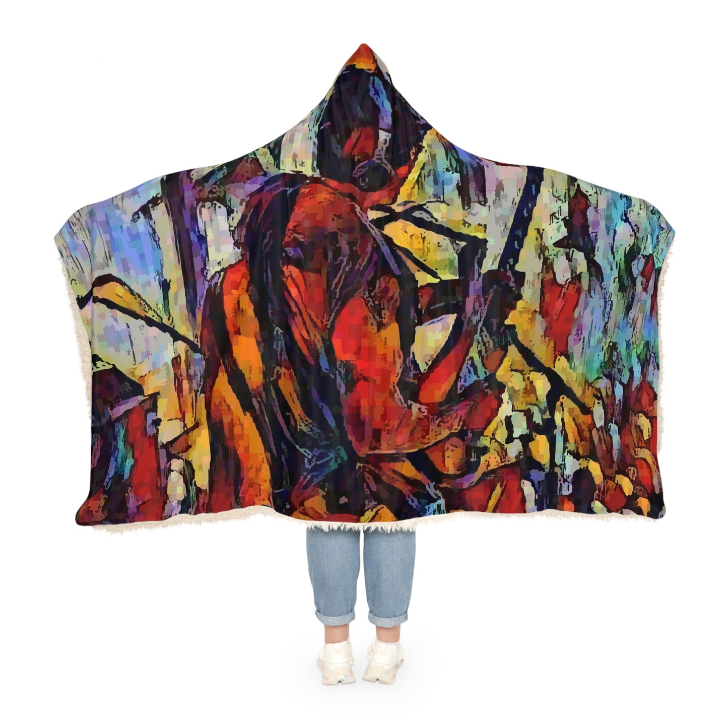 Snuggle Blanket ... "You Know This Space Is Getting Hot" .... Johnny-Slayer-Mayer 'Axeing-It' ... Dead & Company... Summer 2023 ... Original Works ...