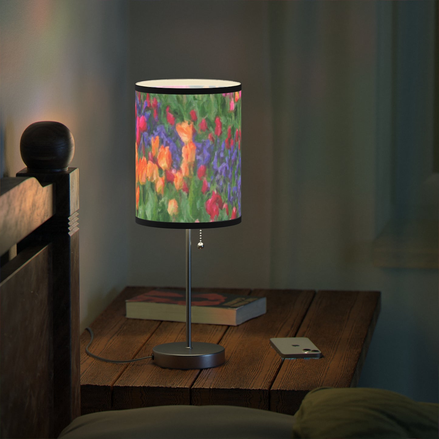 Lamp on a Stand, US|CA plug ... Skagit Valley Tulips ... Skagit Valley, Washington ... Family Archives ... Original Works ... Circa 1980's ...