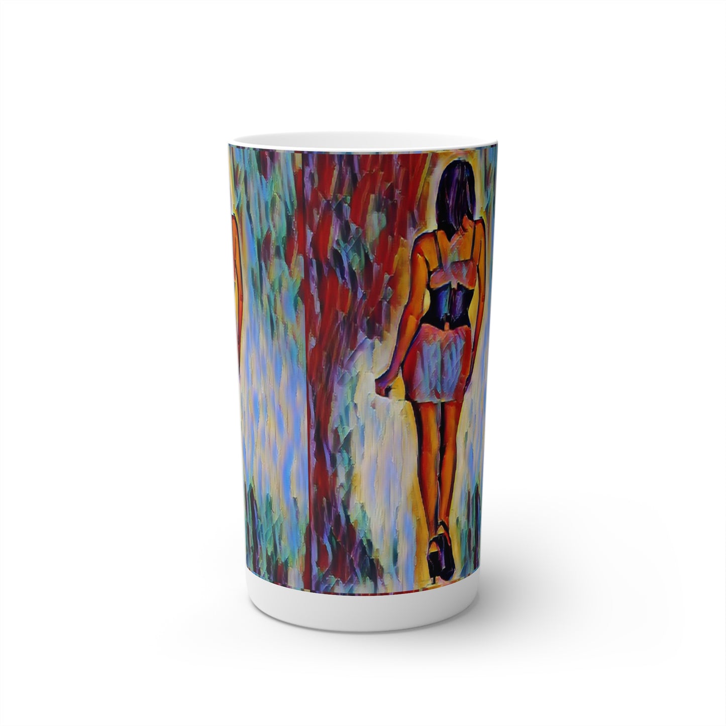 Conical Coffee Mugs (3oz, 8oz, 12oz) ...  I'll Walk 'A-Hundred-Miles' In Stilettos ... Original Works ... June 2023. Central Idaho, USA ...