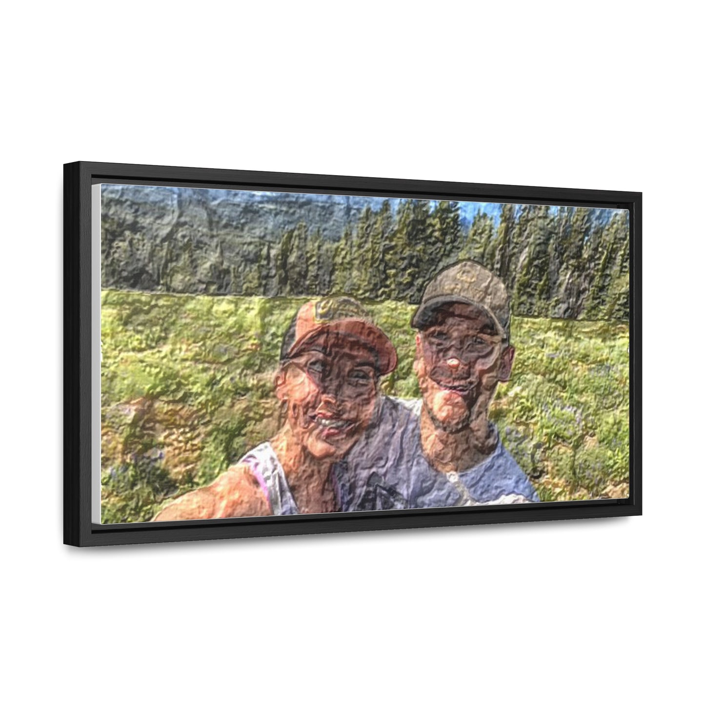 Gallery Canvas Wraps, Horizontal Frame ... "The Best Of Friends" ... Original Works ... December 2023 ... Central Idaho, USA.