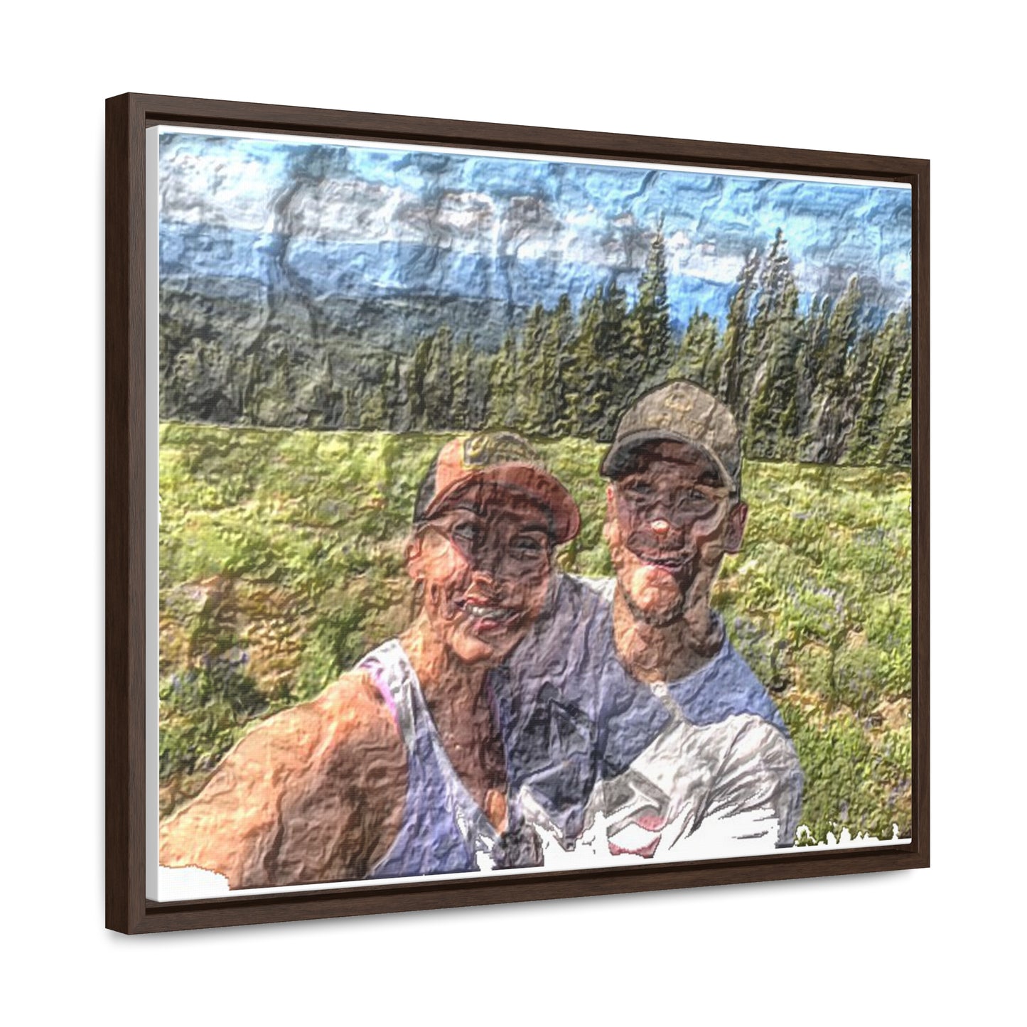 Gallery Canvas Wraps, Horizontal Frame ... "The Best Of Friends" ... Original Works ... December 2023 ... Central Idaho, USA.