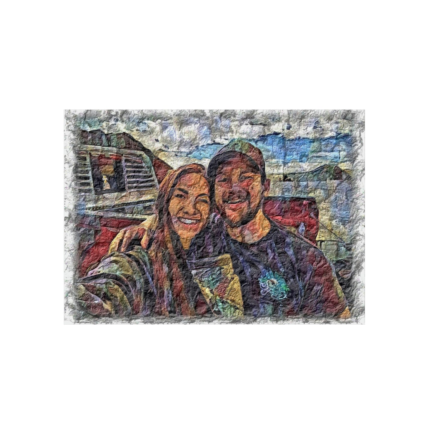 Aluminum Composite Panels ... "The Best Of Friends" ... Original Works ... December 2023 ... Central Idaho, USA.