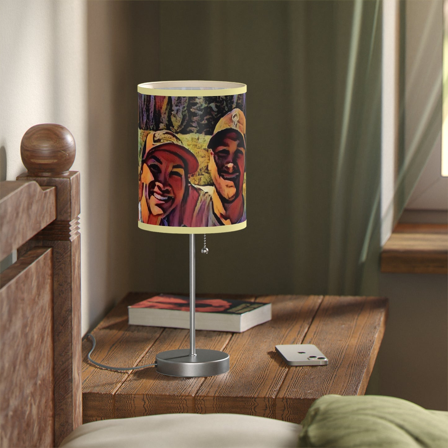 Lamp on a Stand, US|CA plug ... "The Best Of Friends" ... Original Works ... December 2023 ... Central Idaho, USA.