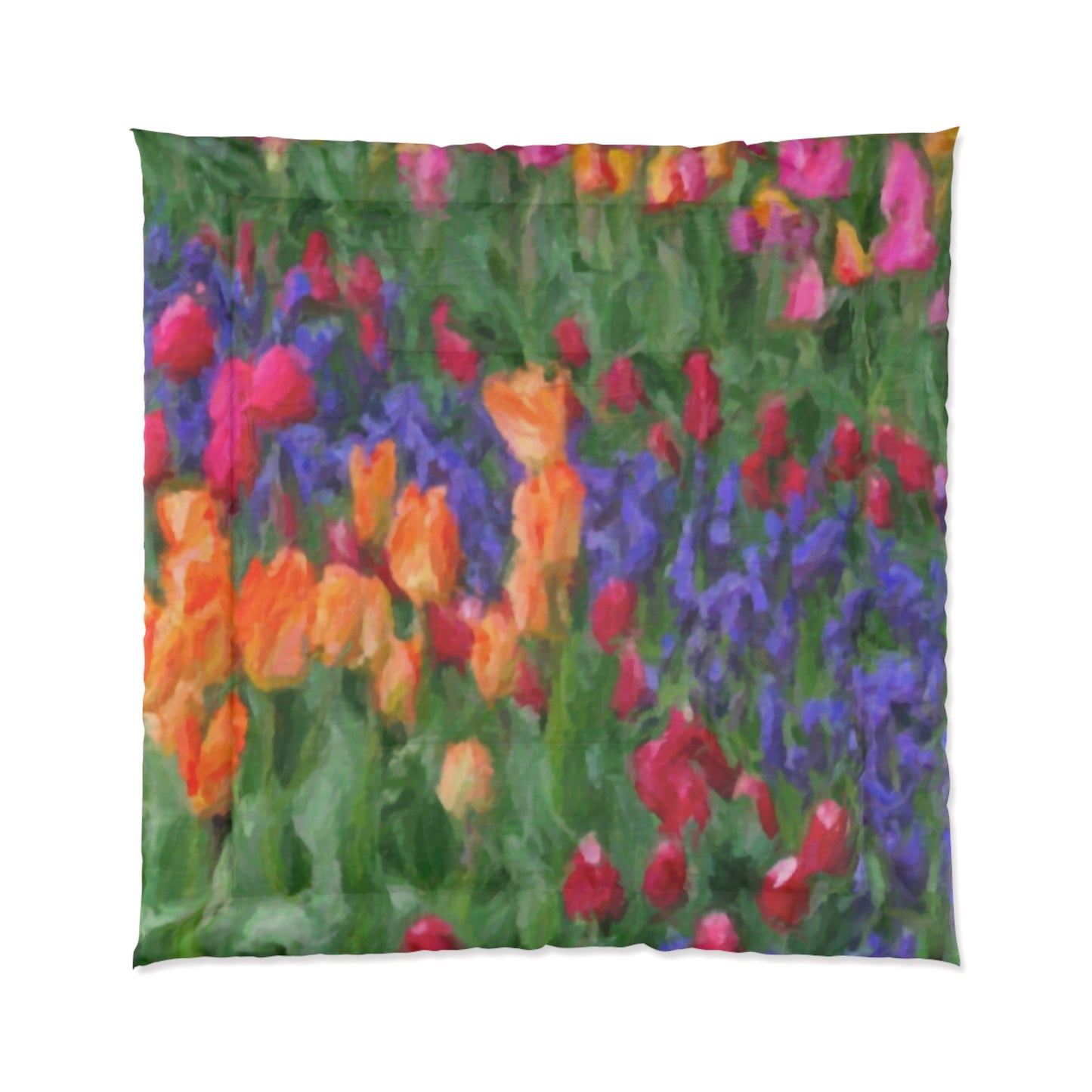 Comforter ... Skagit Valley Tulips ... Skagit Valley, Washington ... Family Archives ... Original Works ... Circa 1980's ...