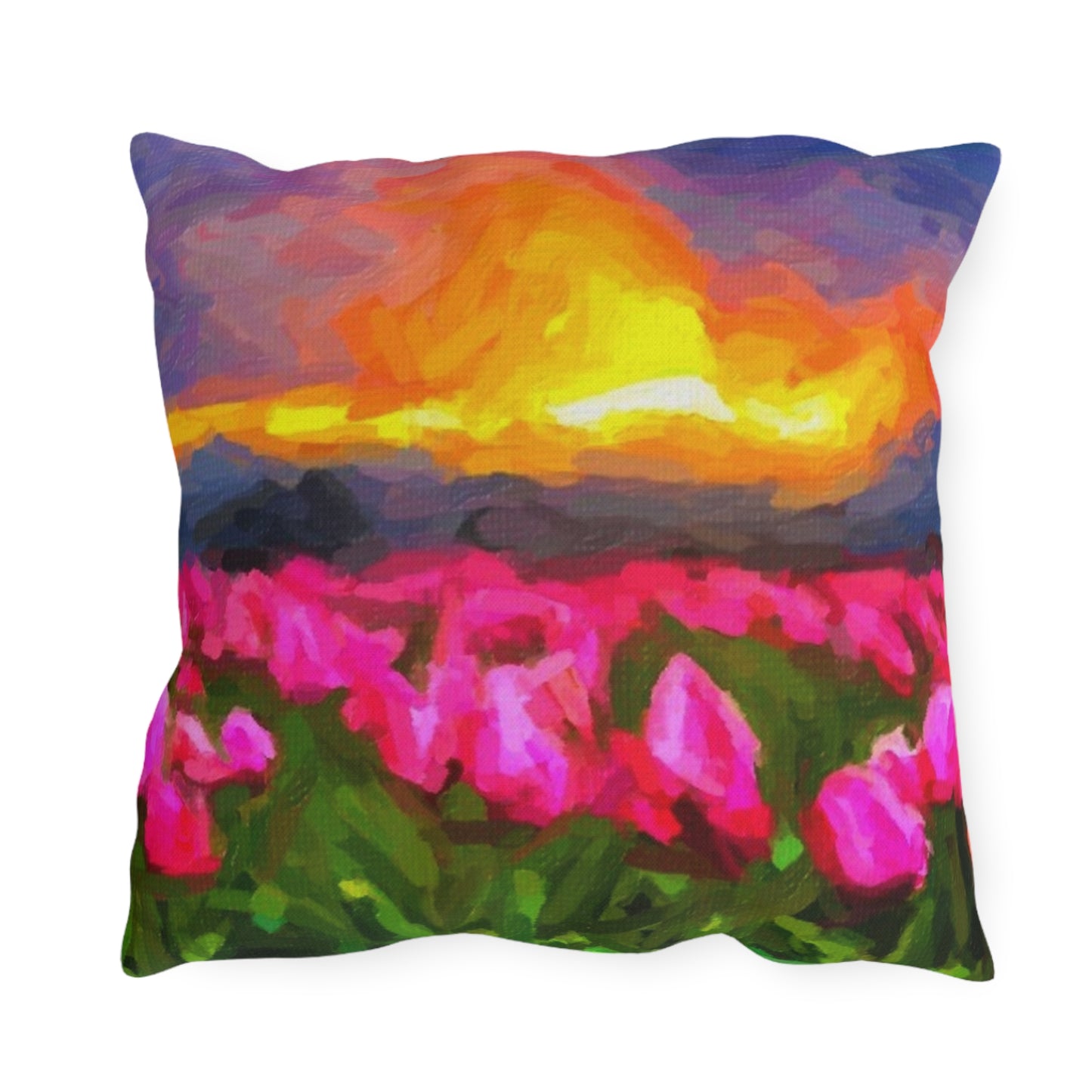 Outdoor Pillows ... Skagit Valley Tulips ... Skagit Valley, Washington ... Family Archives ... Original Works ... Circa 1980's ...