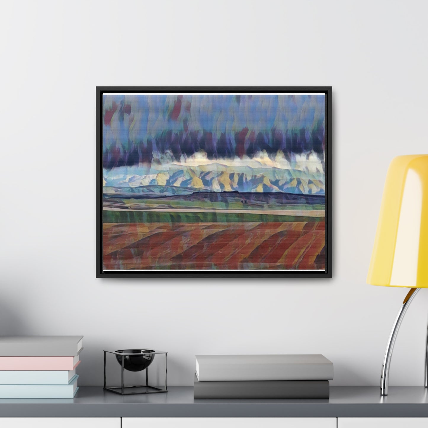 Gallery Canvas Wraps, Horizontal Frame ... On-The-Prairie .. "The Storm Is Brewing" ... Central Idaho: November 2023 ... Original Works ...