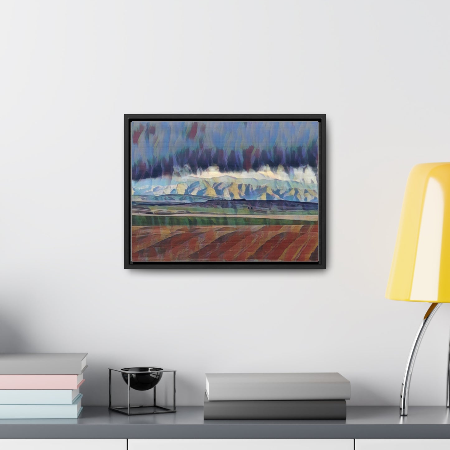 Gallery Canvas Wraps, Horizontal Frame ... On-The-Prairie .. "The Storm Is Brewing" ... Central Idaho: November 2023 ... Original Works ...