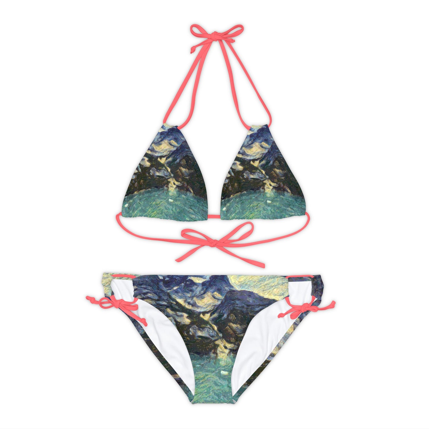 Strappy Bikini Set (AOP) ... Tracy Arm Fjord ... South Of Skagway, Alaska ... Summer: June 2024 ... Original Works ...