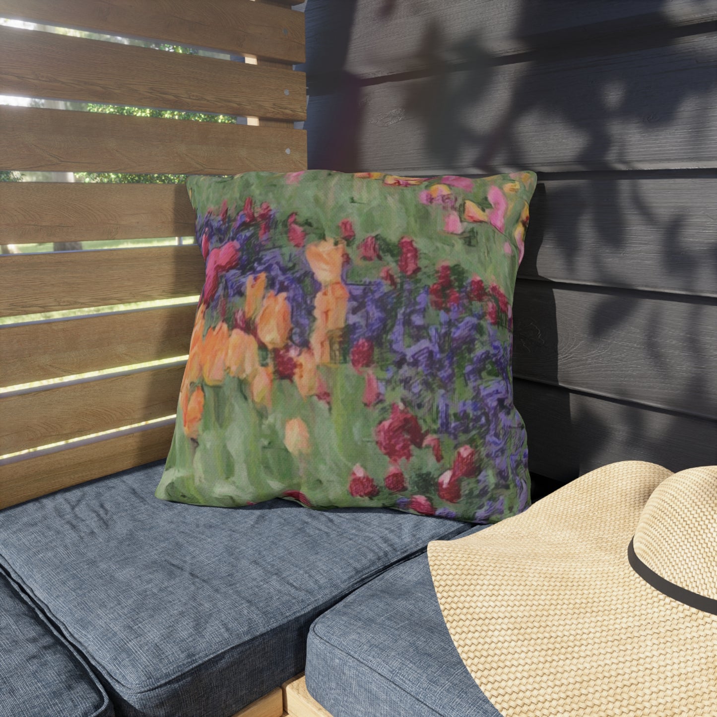 Outdoor Pillows ... Skagit Valley Tulips ... Skagit Valley, Washington ... Family Archives ... Original Works ... Circa 1980's ...