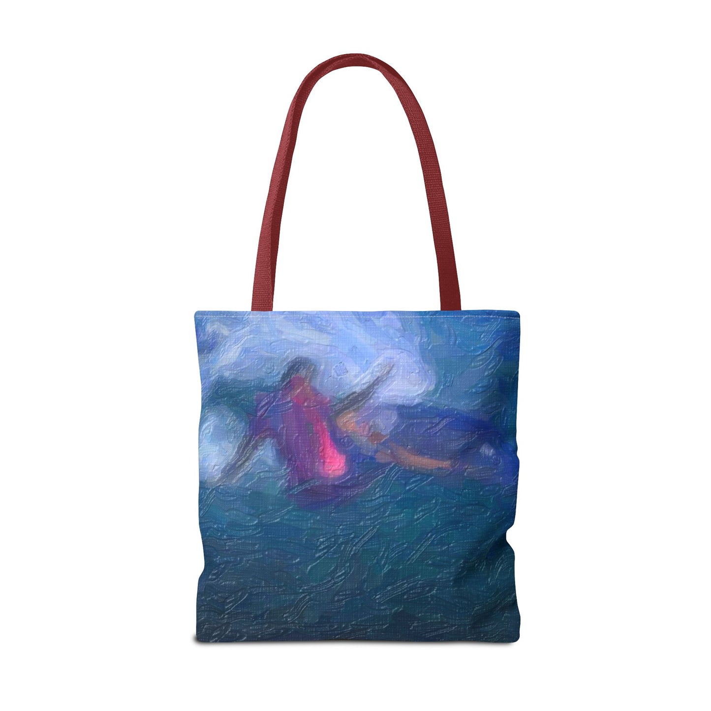 Tote Bag (AOP) ... Paris_2024_Surfing Competition-Tahiti_French-Polynesia .... 'Gabriel Medina World Campion Drops-In' ... Original Works ...
